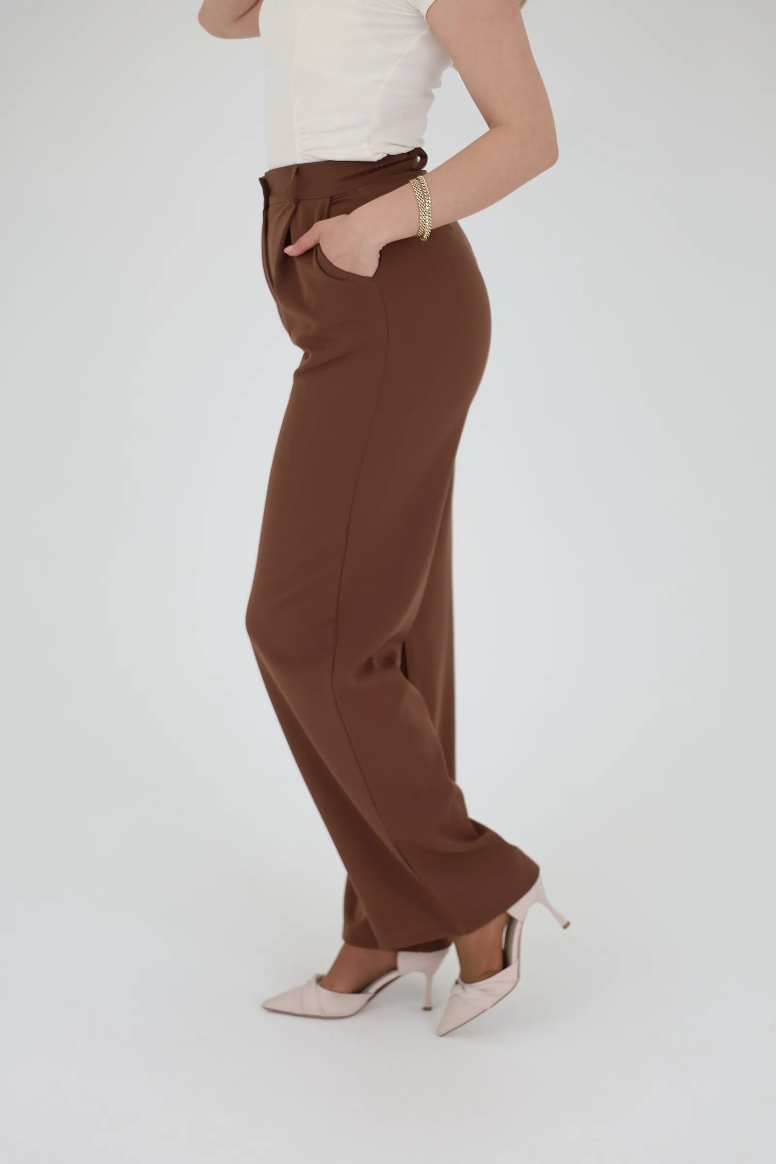 Pantallona wide leg