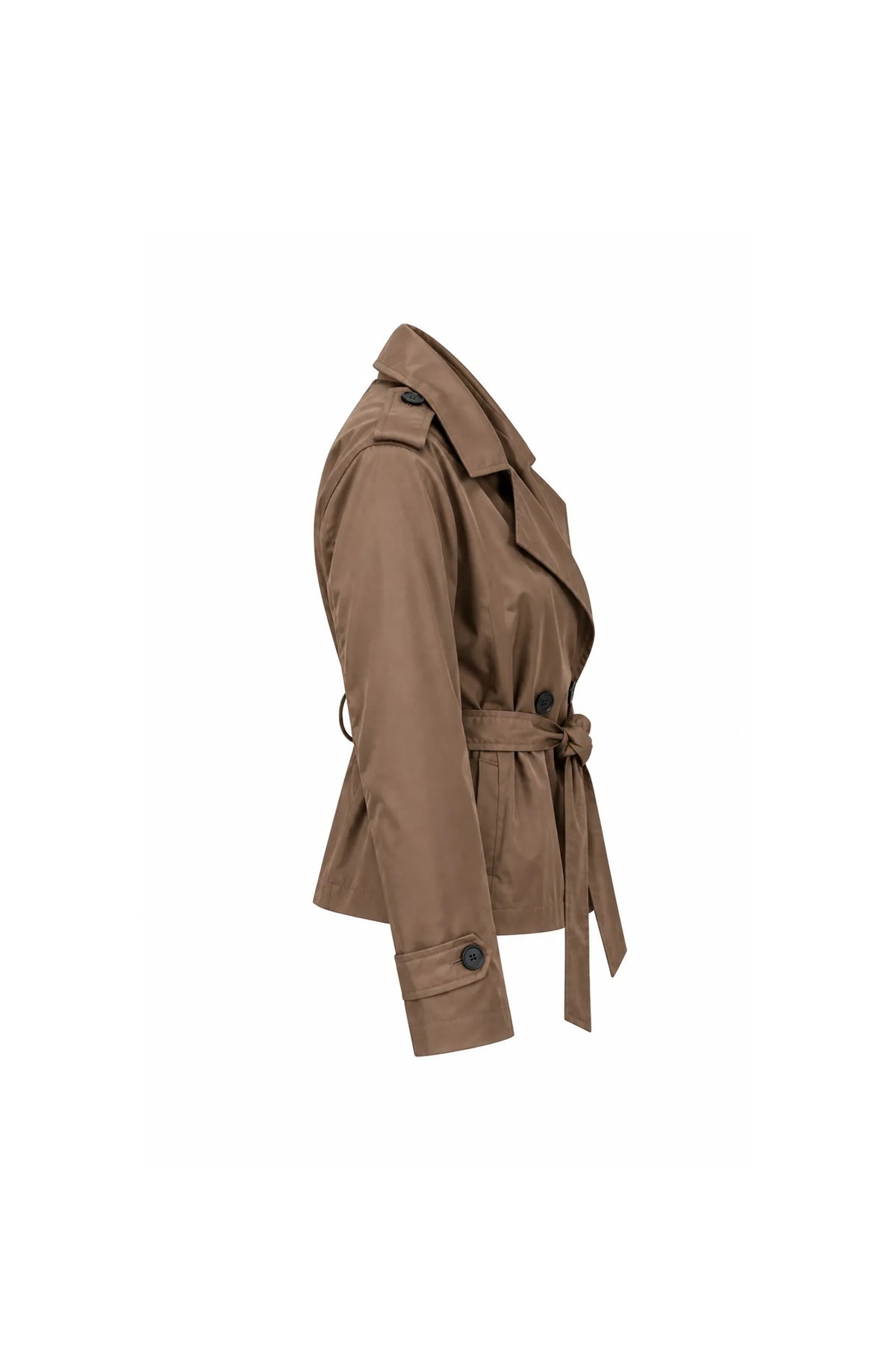 Mantil self tie waist