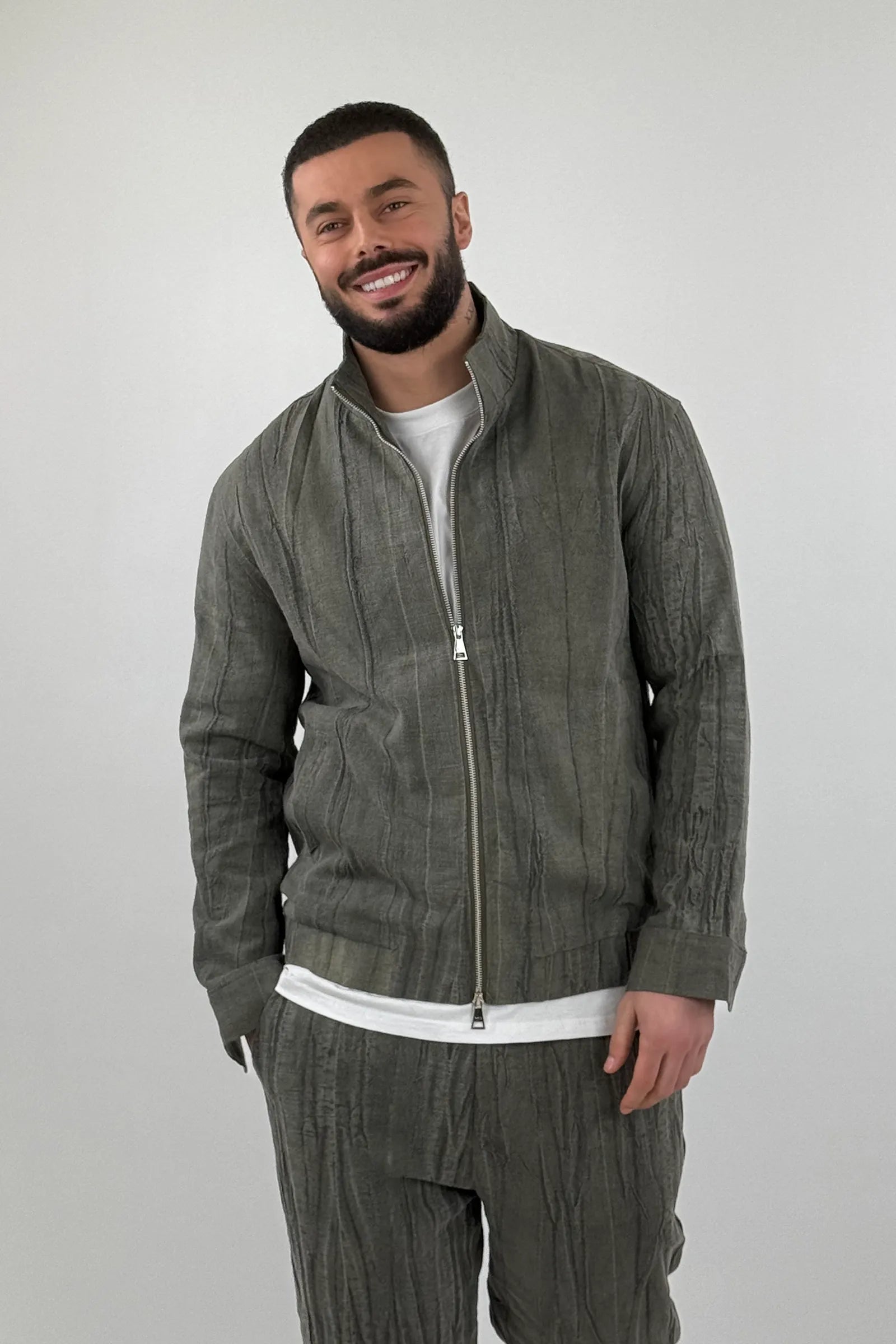 Jakne linen bomber