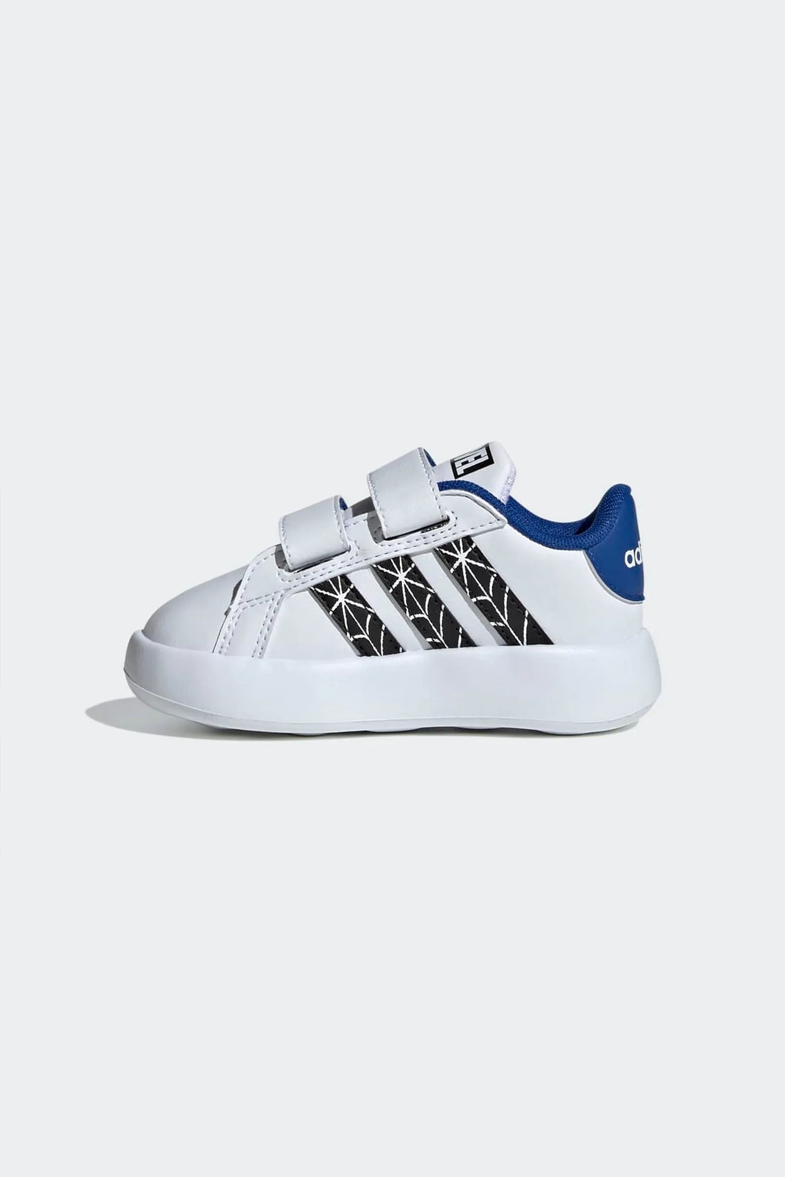 PATIKA Adidas MARVELS SPIDER-MAN GRAND COURT - Baby shoes - cloud white core black royal blue