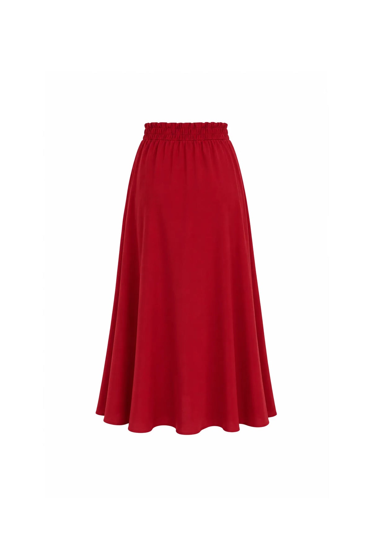 Fund  red midi skirt