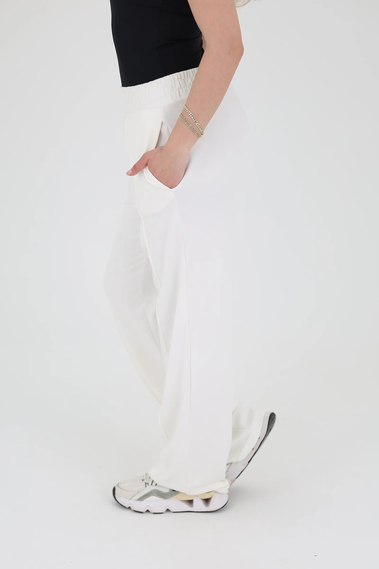 Trenerka wide leg joggers