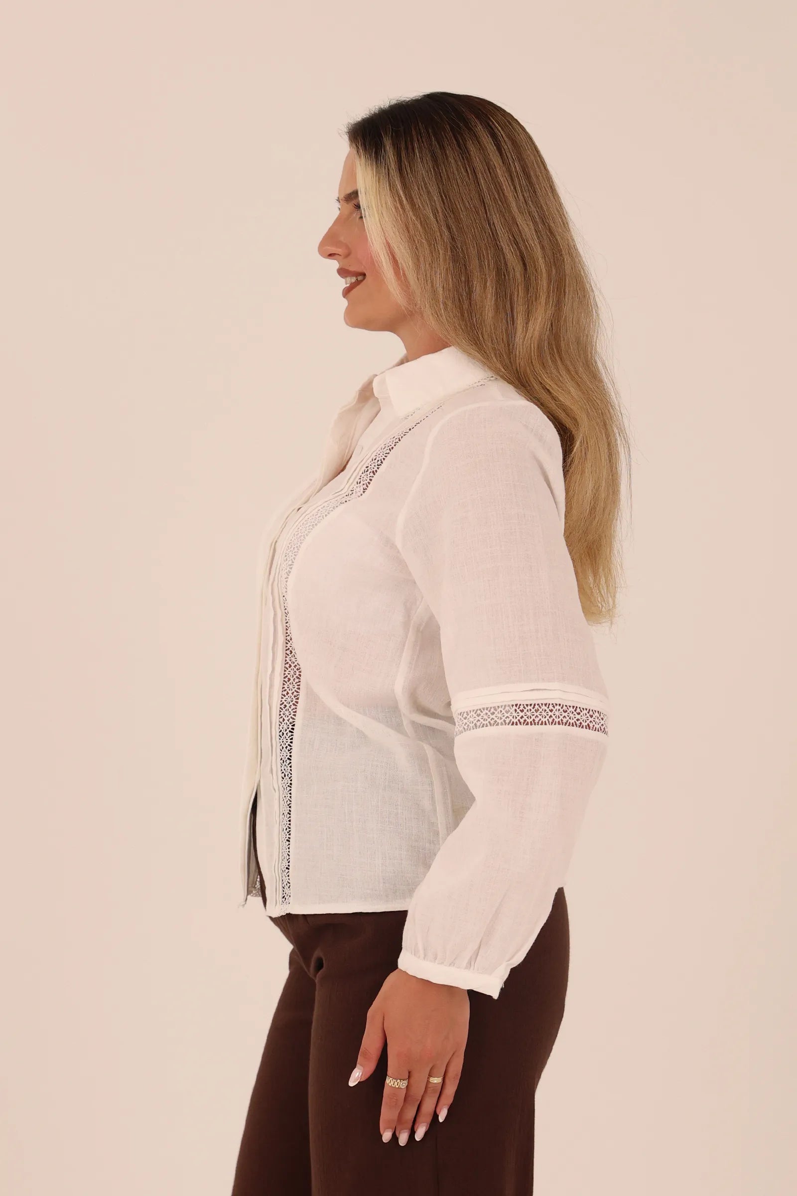 Kemishe lace panel