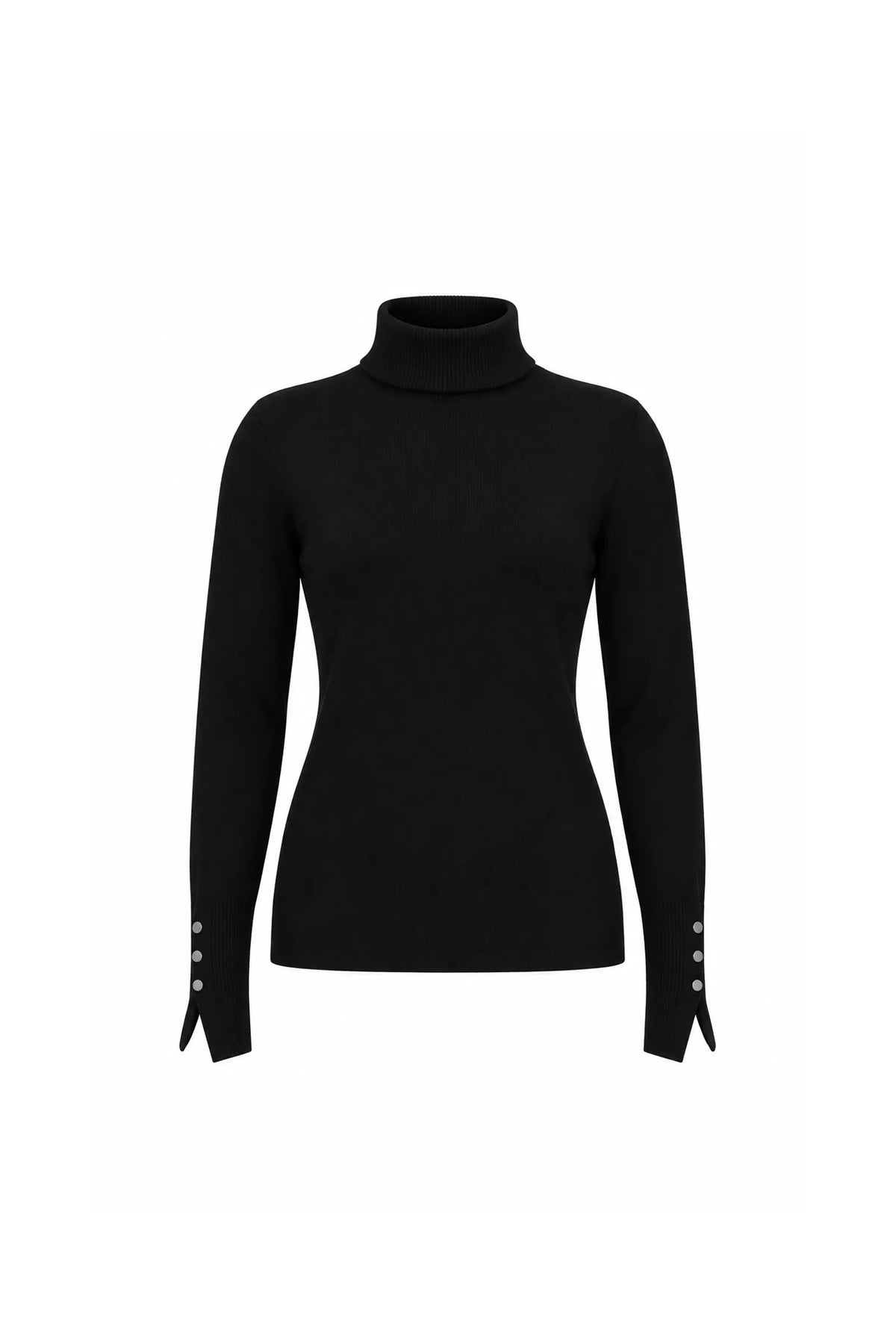 Rrollke mock neck top