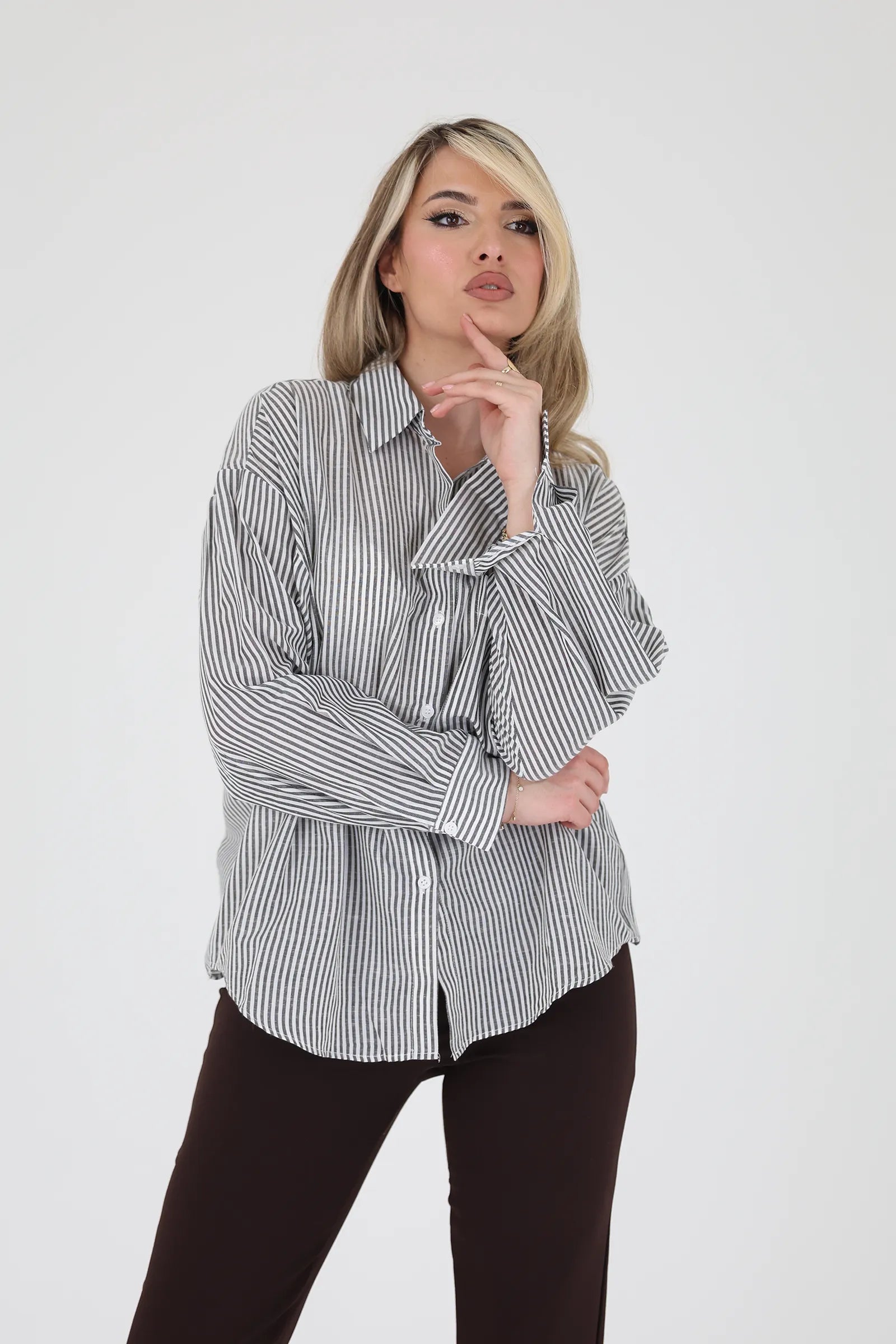 Kemishe striped oversized