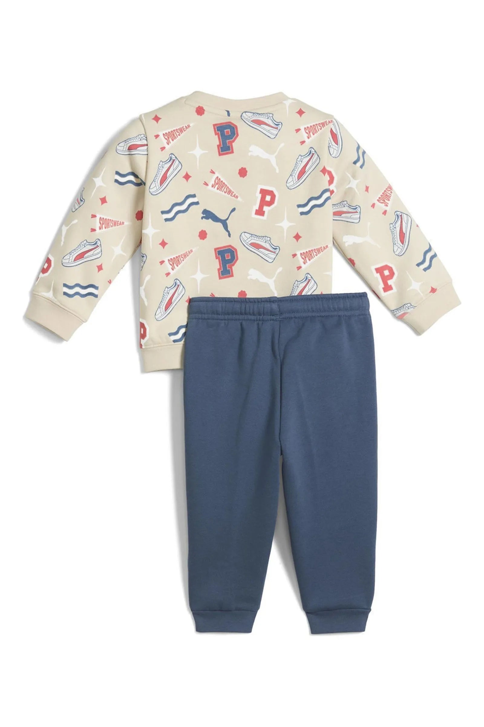 TRENERKA MINICATS CREW SET TODDLERS Cream