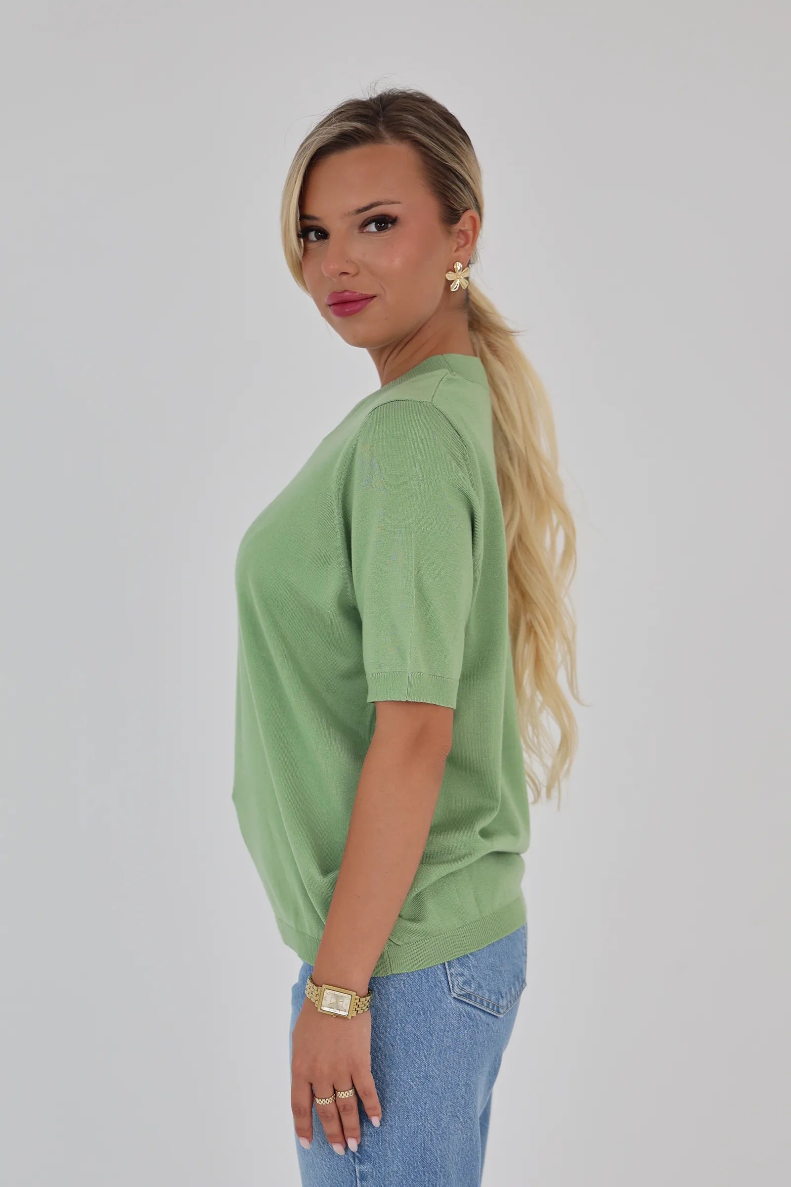 Maice knit tee