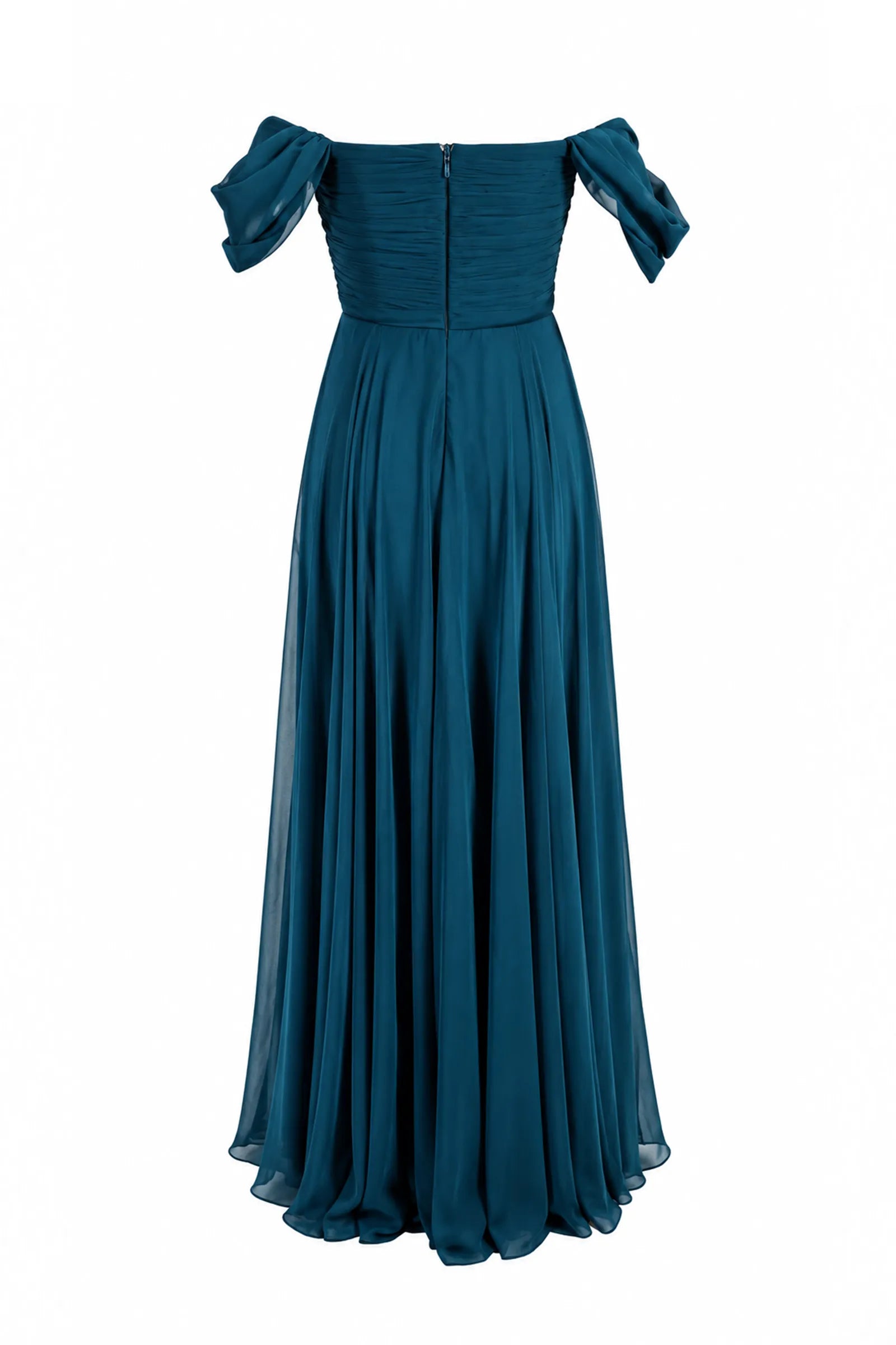 Fustan maxi teal
