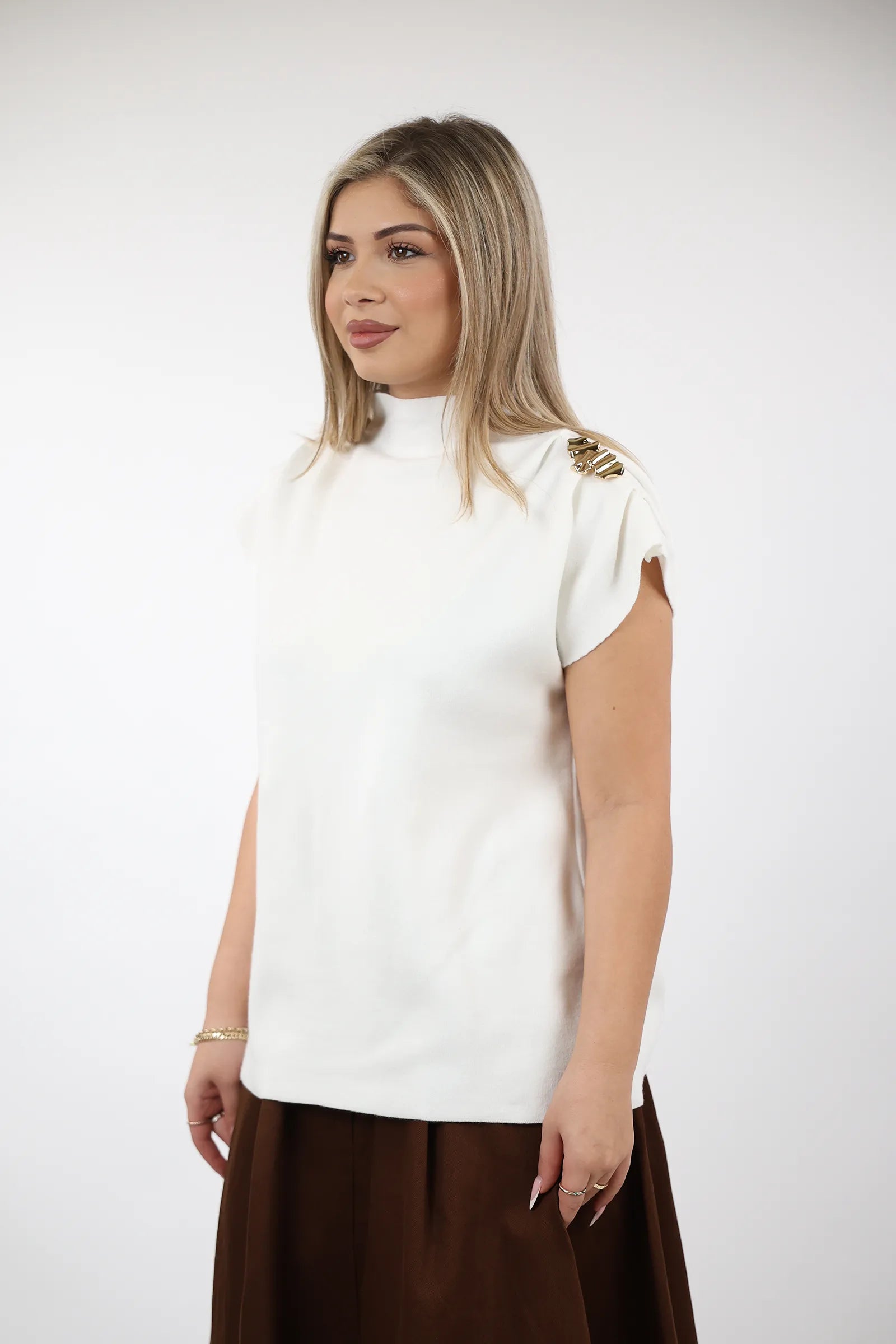 MAICË CAP SLEEVE TOP