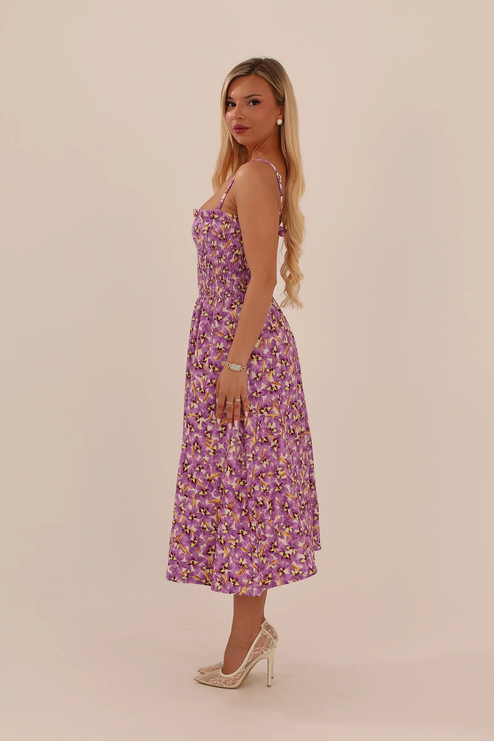 Futan purple floral