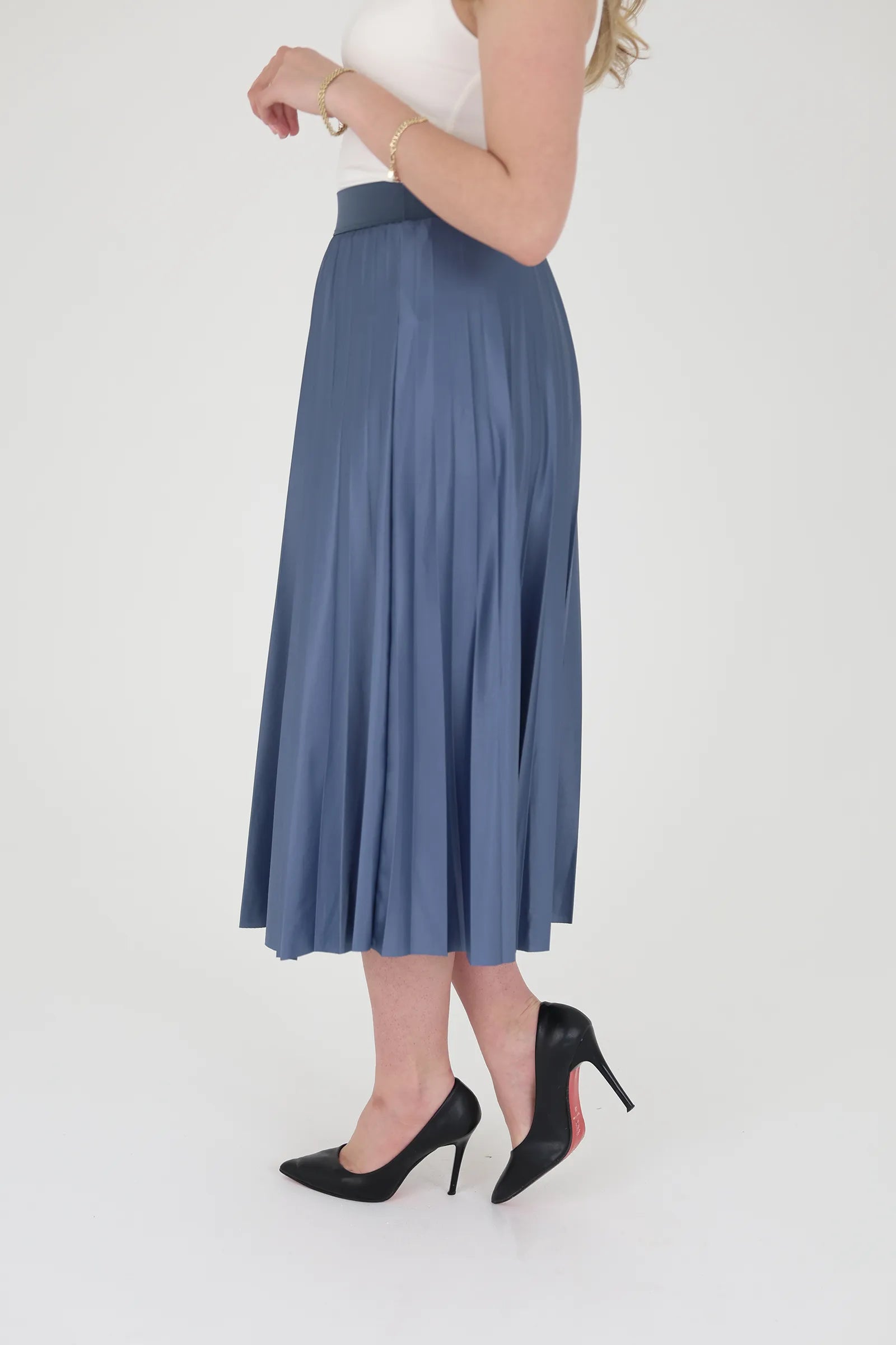 Fund pleated chiffon