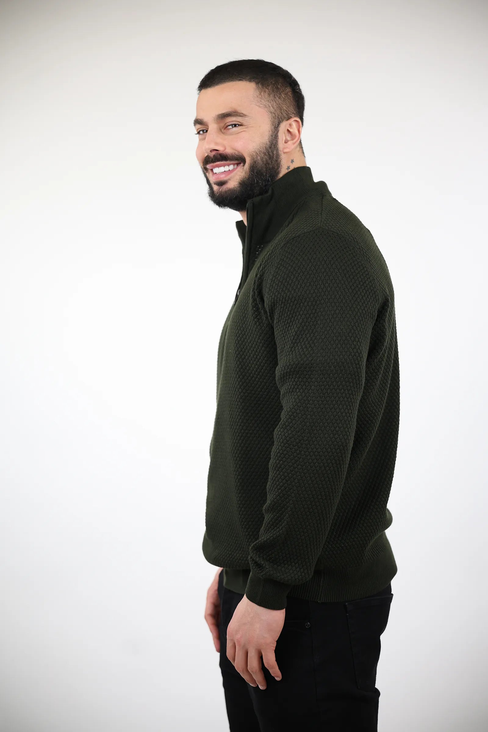 XHEMPER turtleneck zip