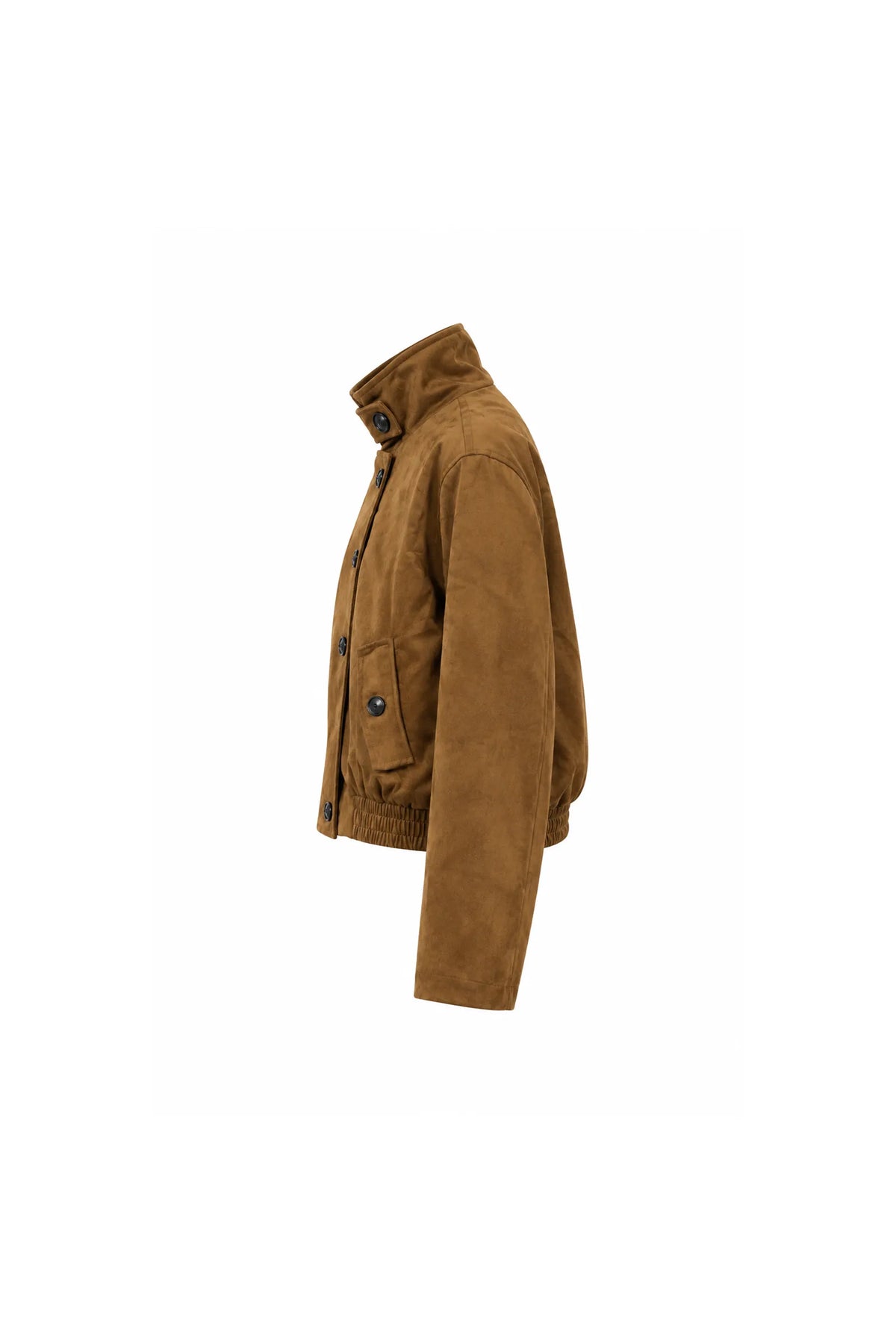 Jakne suede button-front