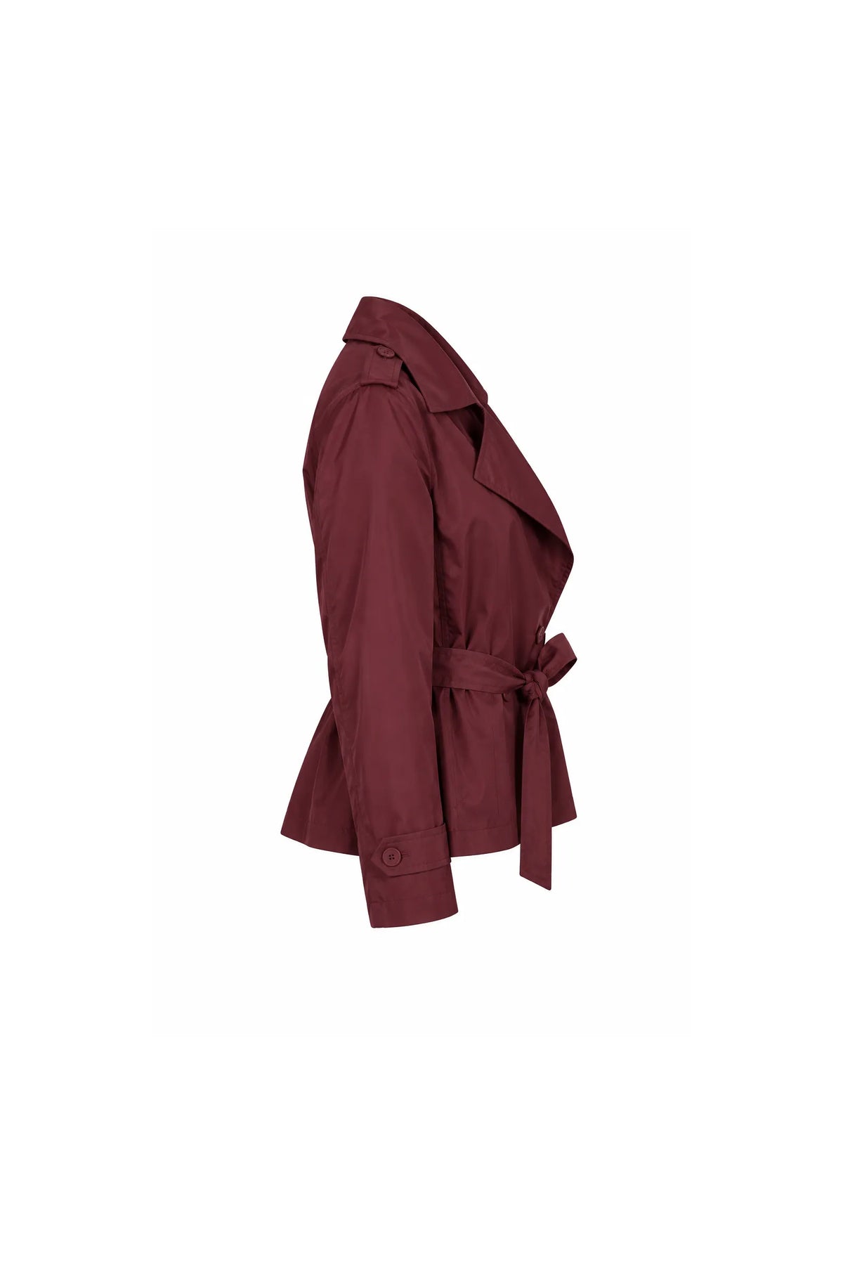 Mantil self tie waist