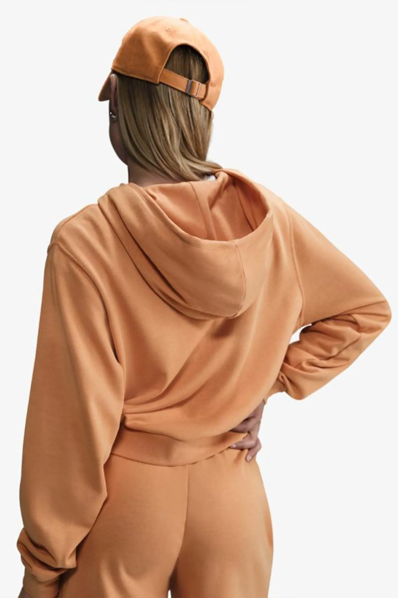 DUKS NIKE FELPA CHILL TERRY CON ZIP E CAPPUCCIO DONNA FN2415 856