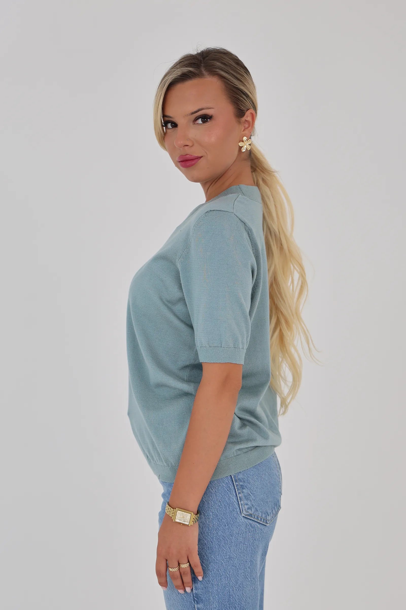 Maice knit tee