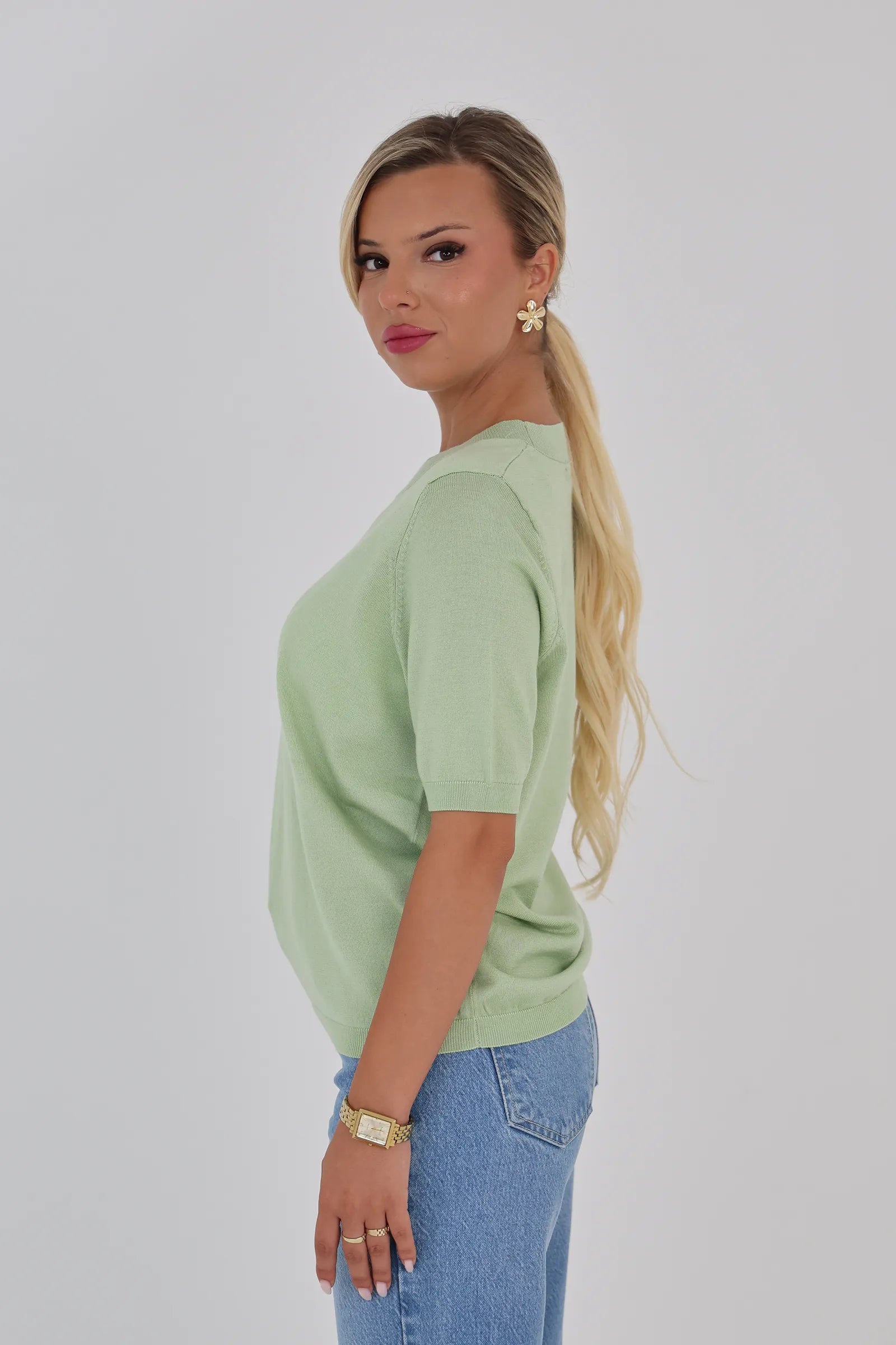 Maice knit tee