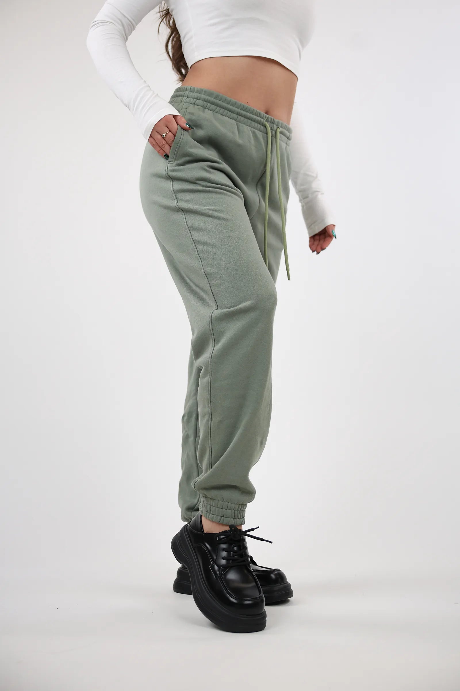 TRENERKA elastic waist fleece