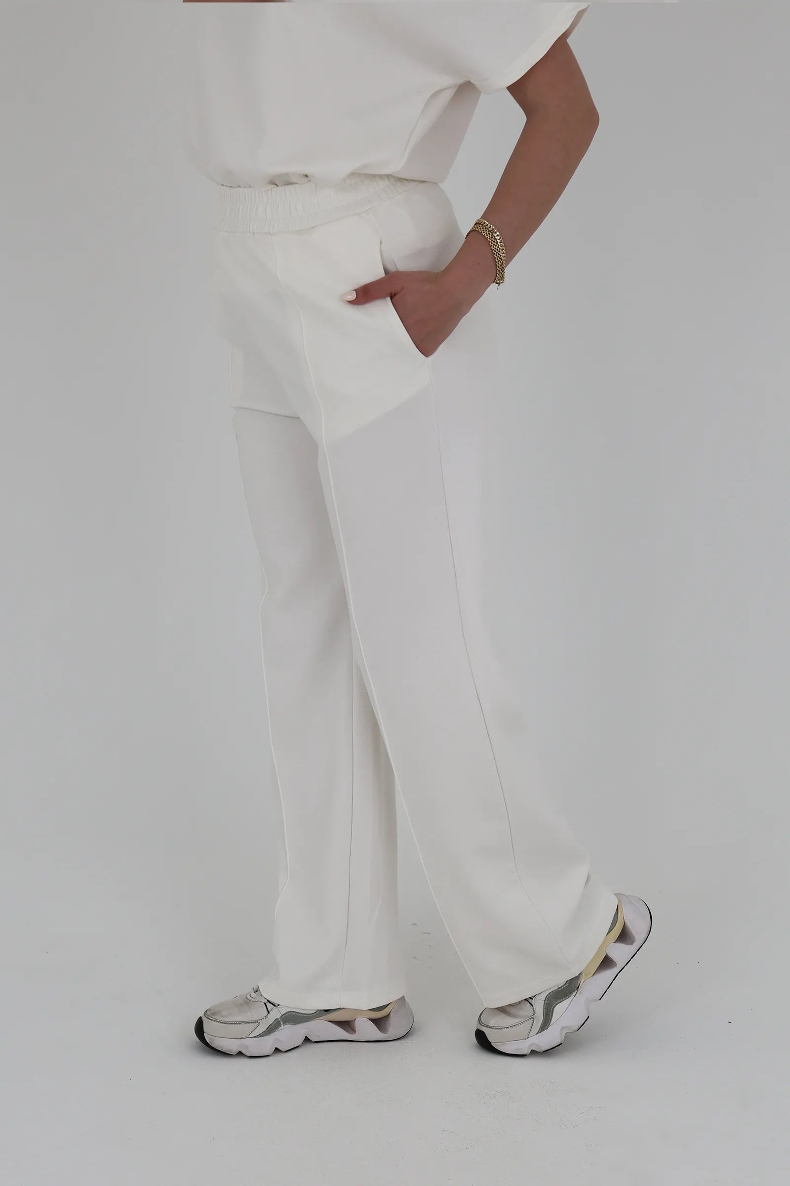 Trenerka wide leg joggers