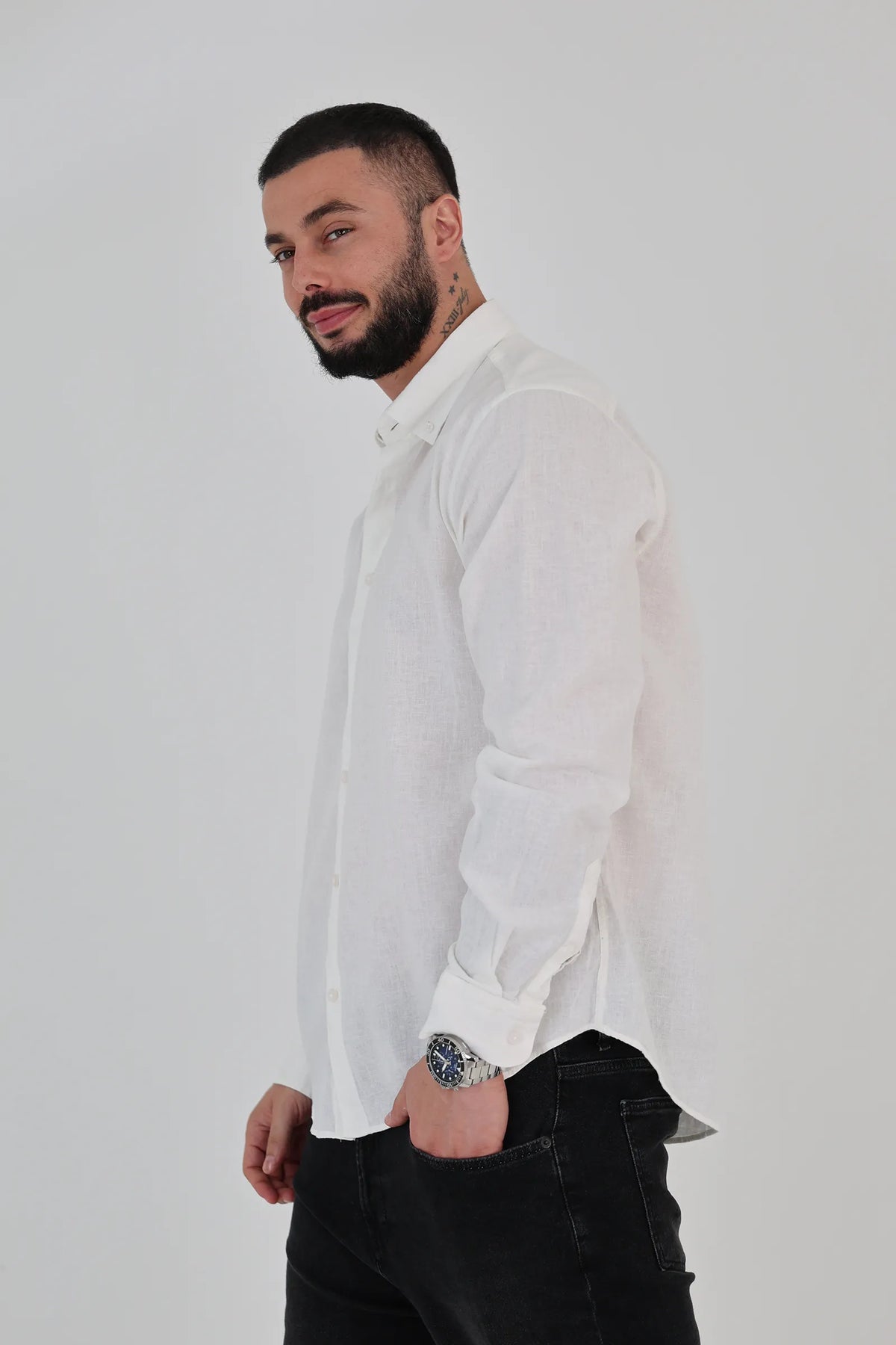 Kemishe regular-fit white