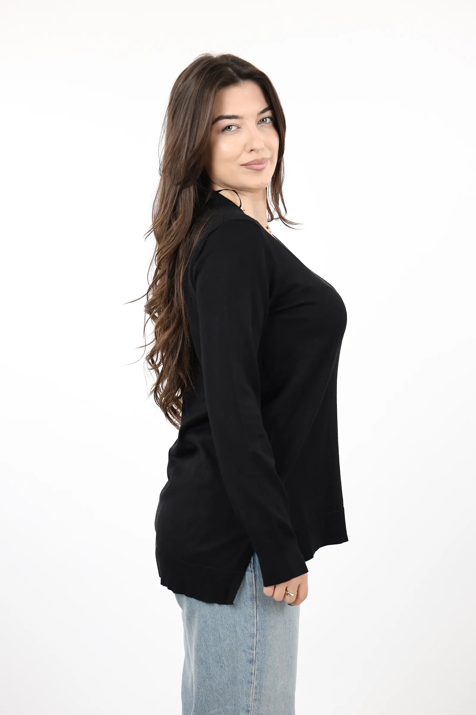 XHEMPER Merino V-Neck