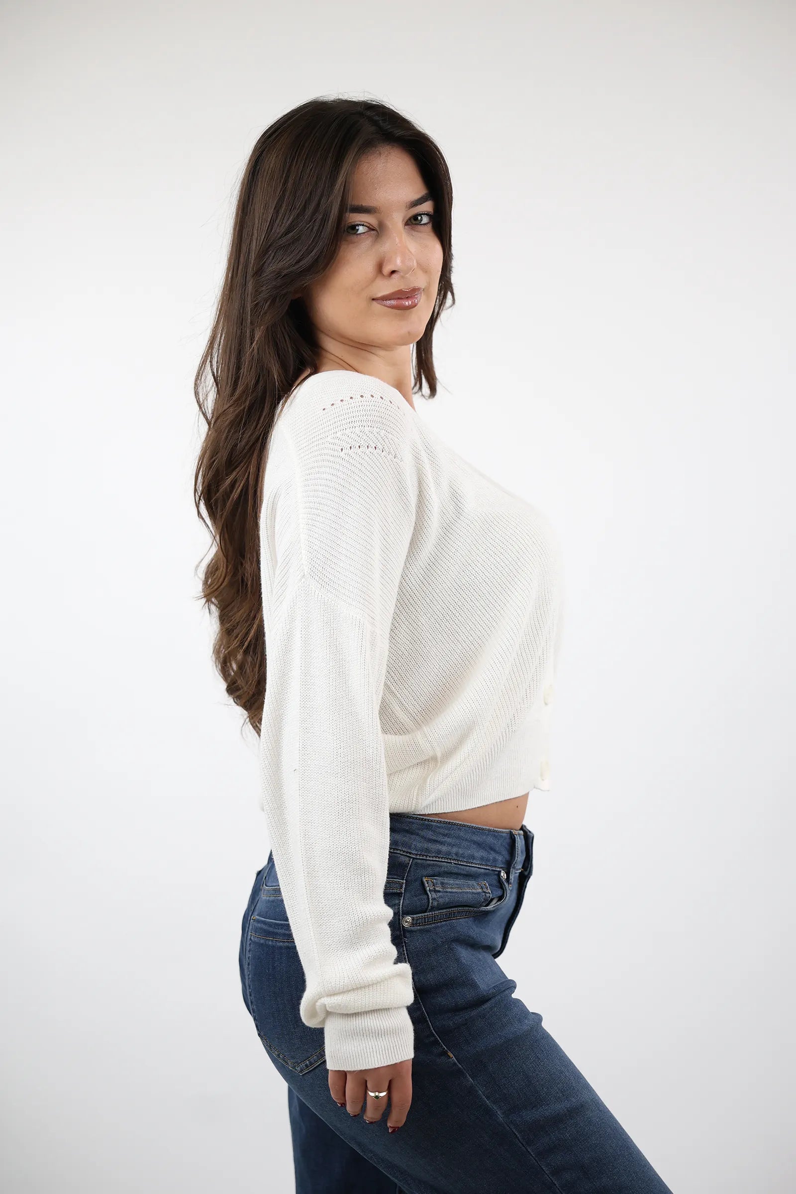 XHEMPER Soft Knit V-Neck