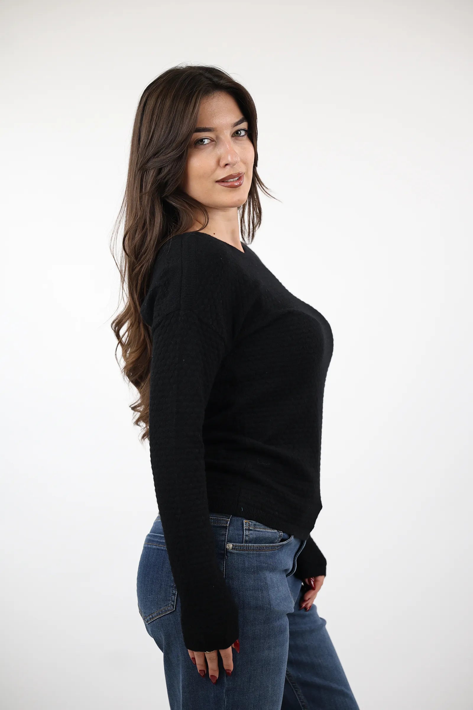 BLUZË Honeycomb Knit