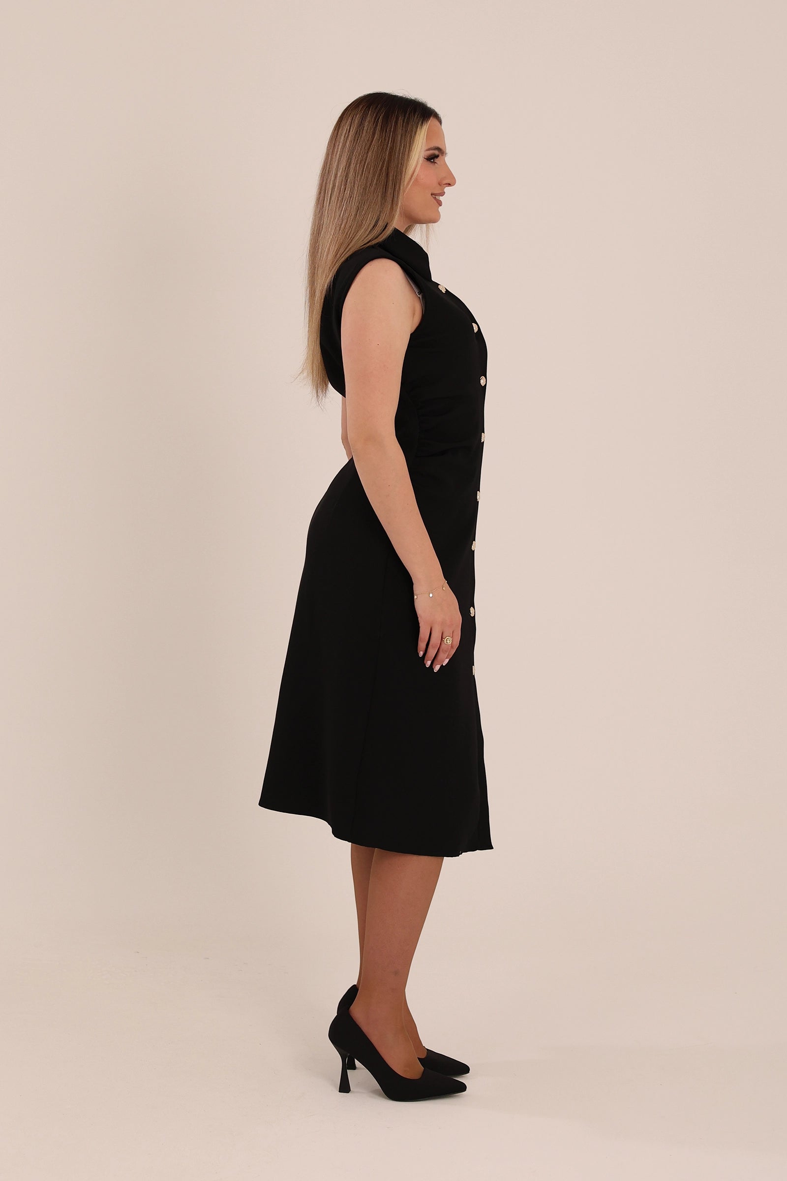 Fustan ruched sides