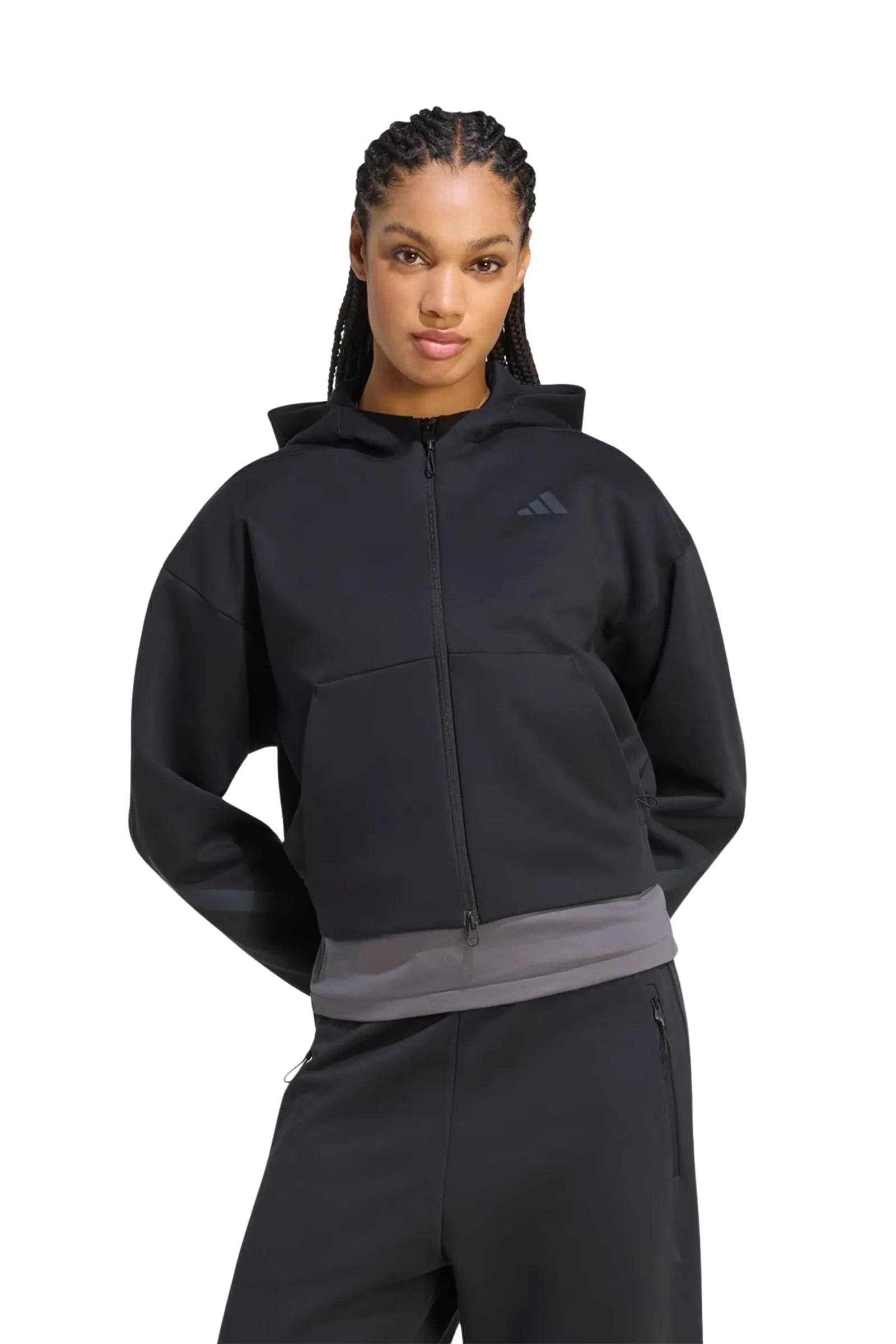 Duks adidas z.n.e. cropped full zip KF6392