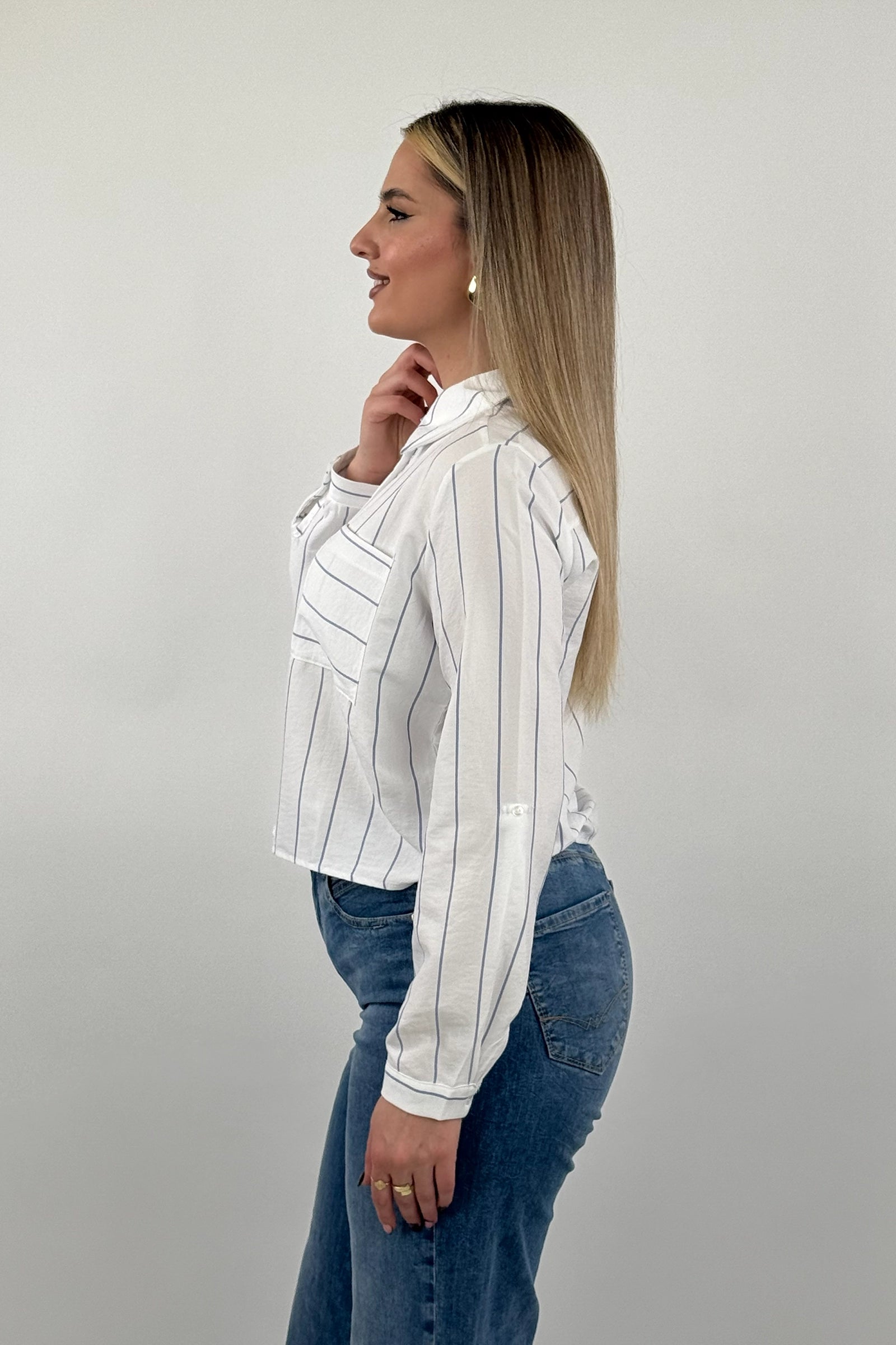 Kemishe Striped Long Sleeve