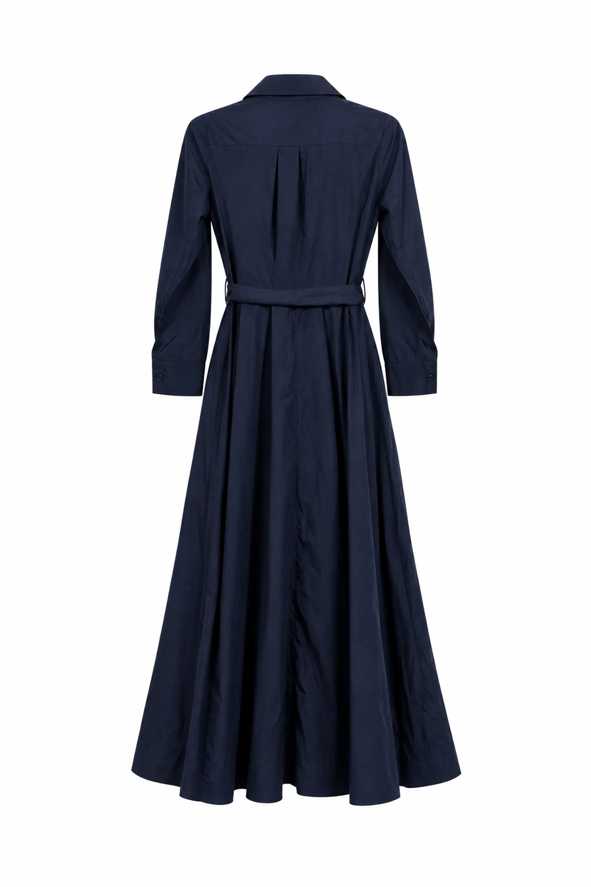 Fustan collared neckline