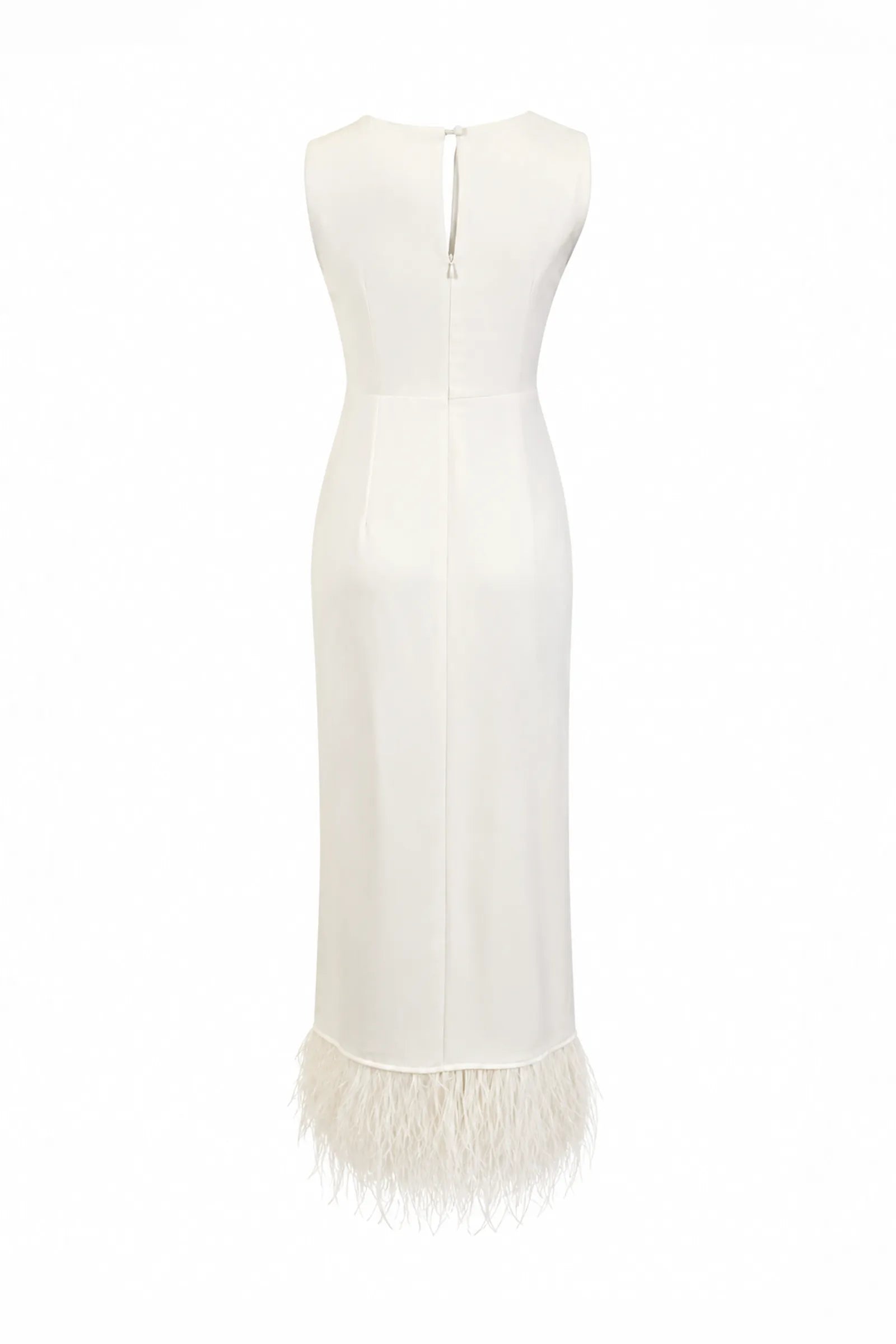 Fustan feather bottom