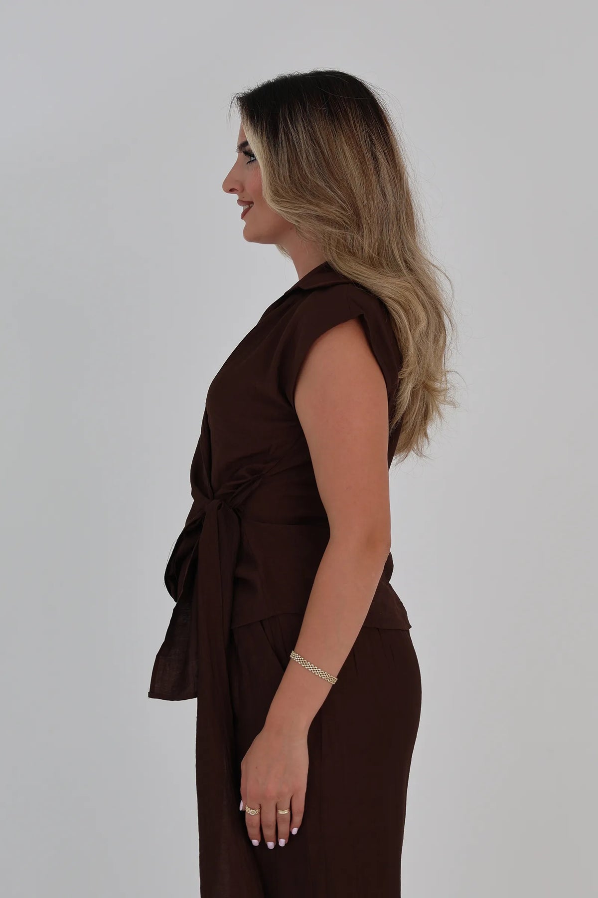 Jelek v neck side tie