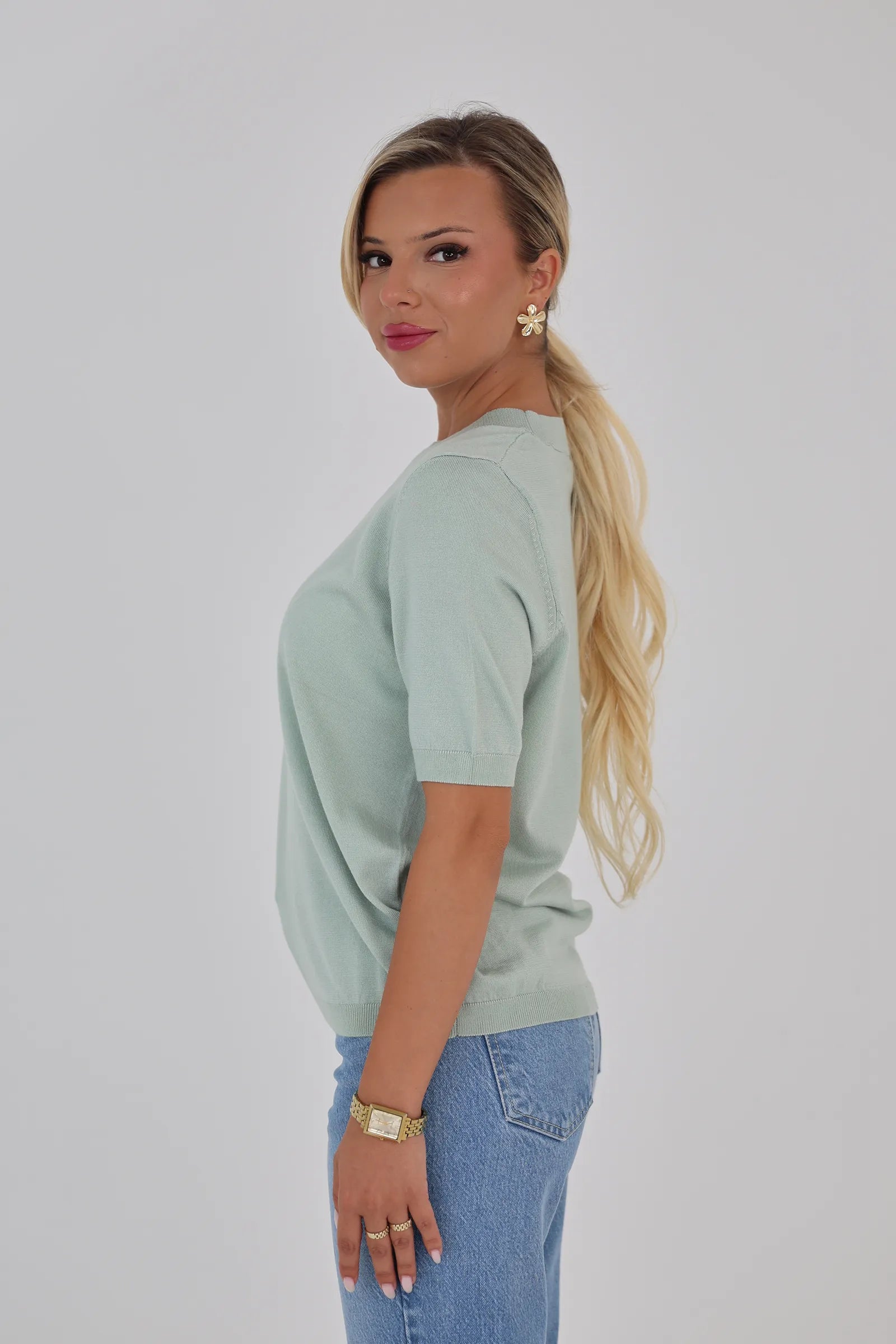 Maice knit tee