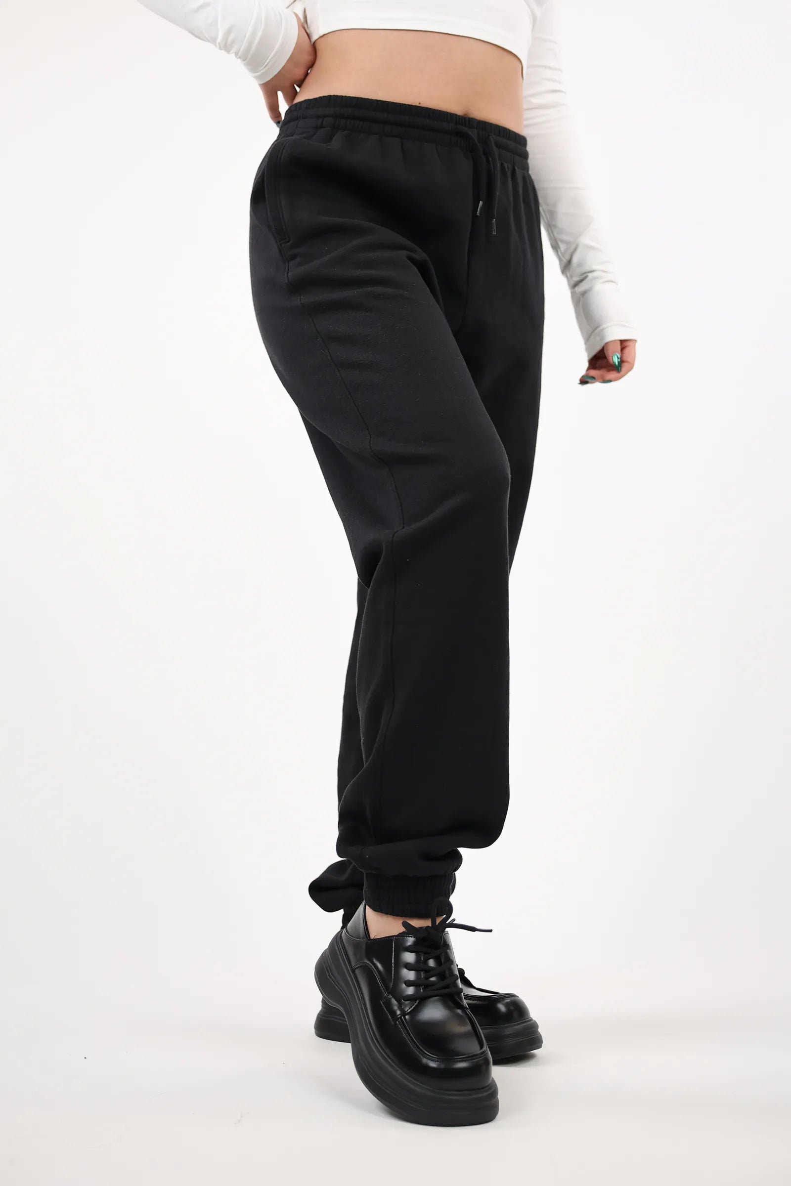 TRENERKA elastic waist fleece