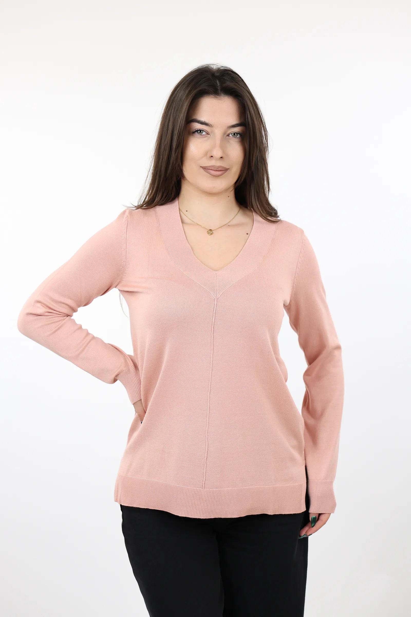 XHEMPER Merino V-Neck