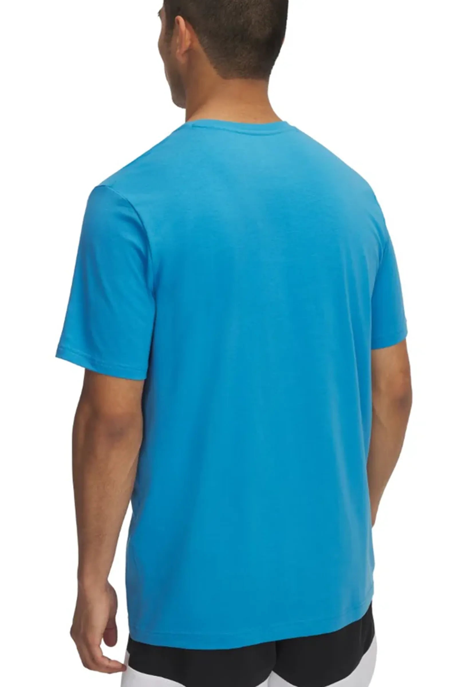 MAICË UNDER ARMOUR MEN'S 60/40S HOOPS NET GRAPHIC T-SHIRT BLUE