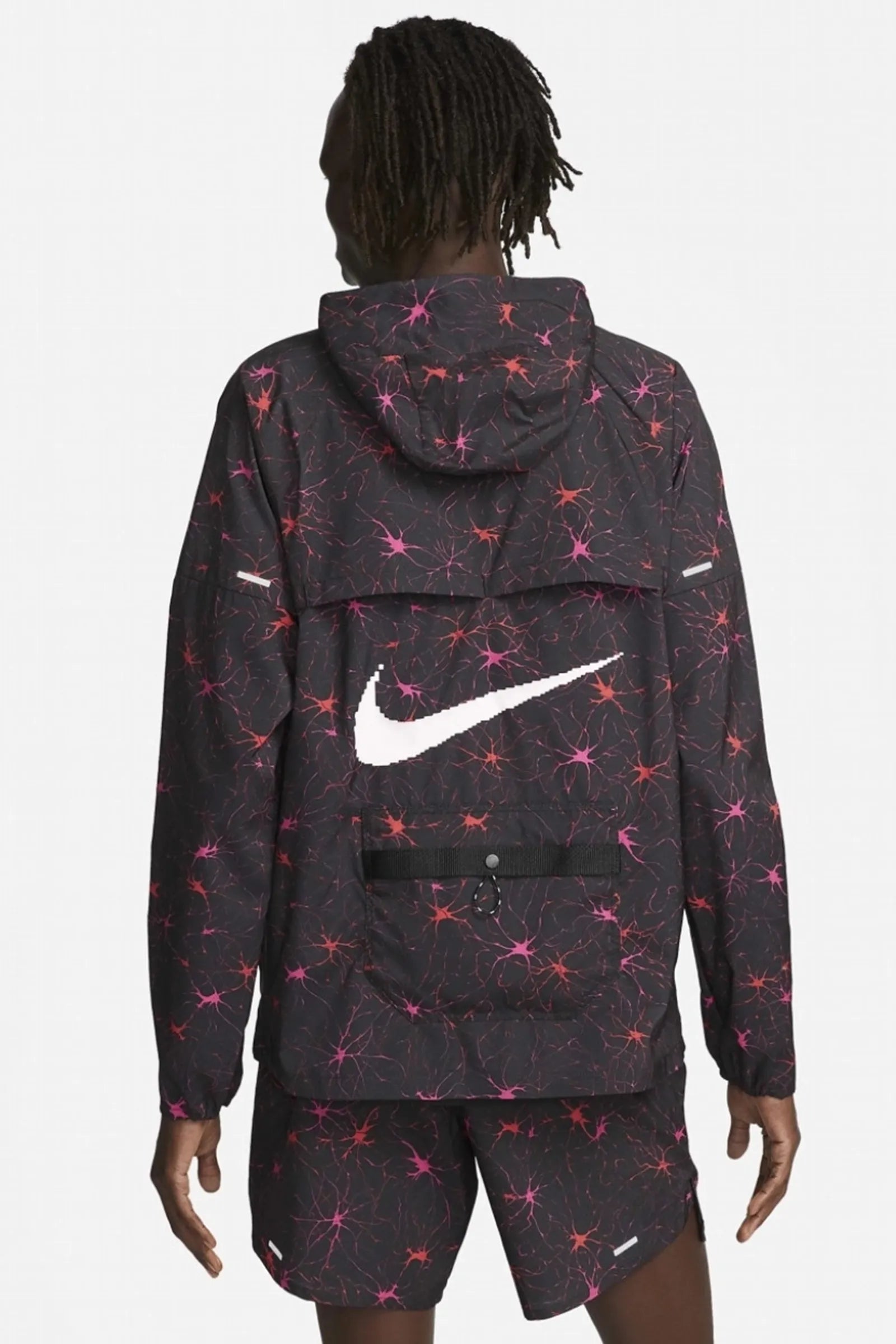 JAKNE Nike graphic-print lightweight hooded jacket