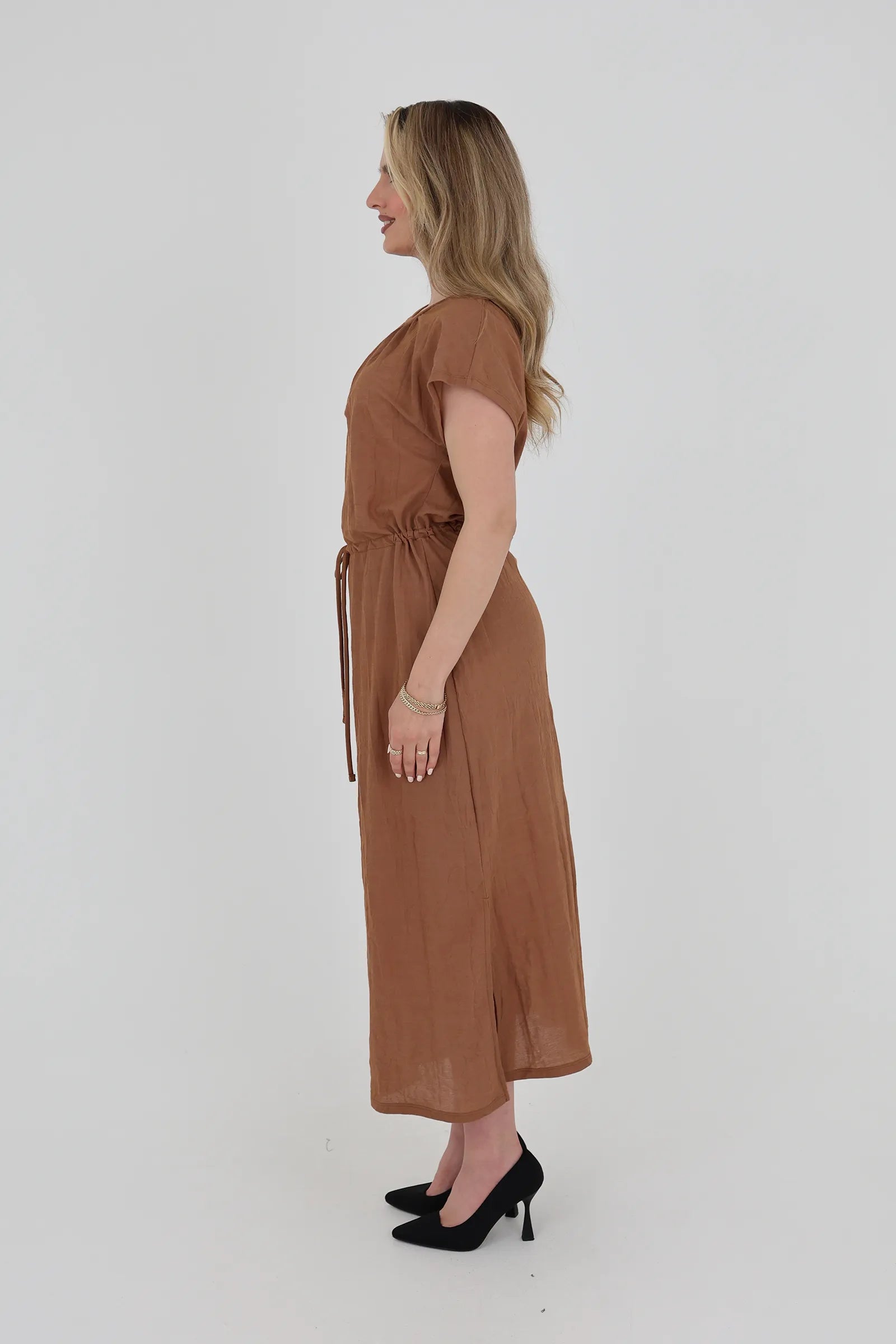 Fustan earth tone