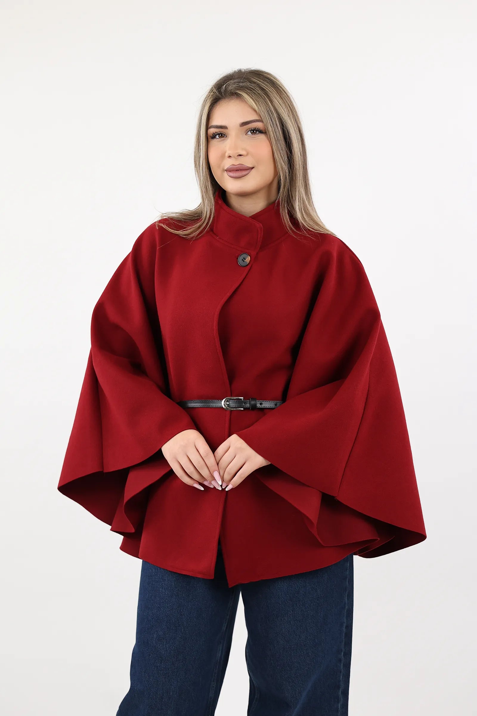 PALLTO BELTED PONCHO