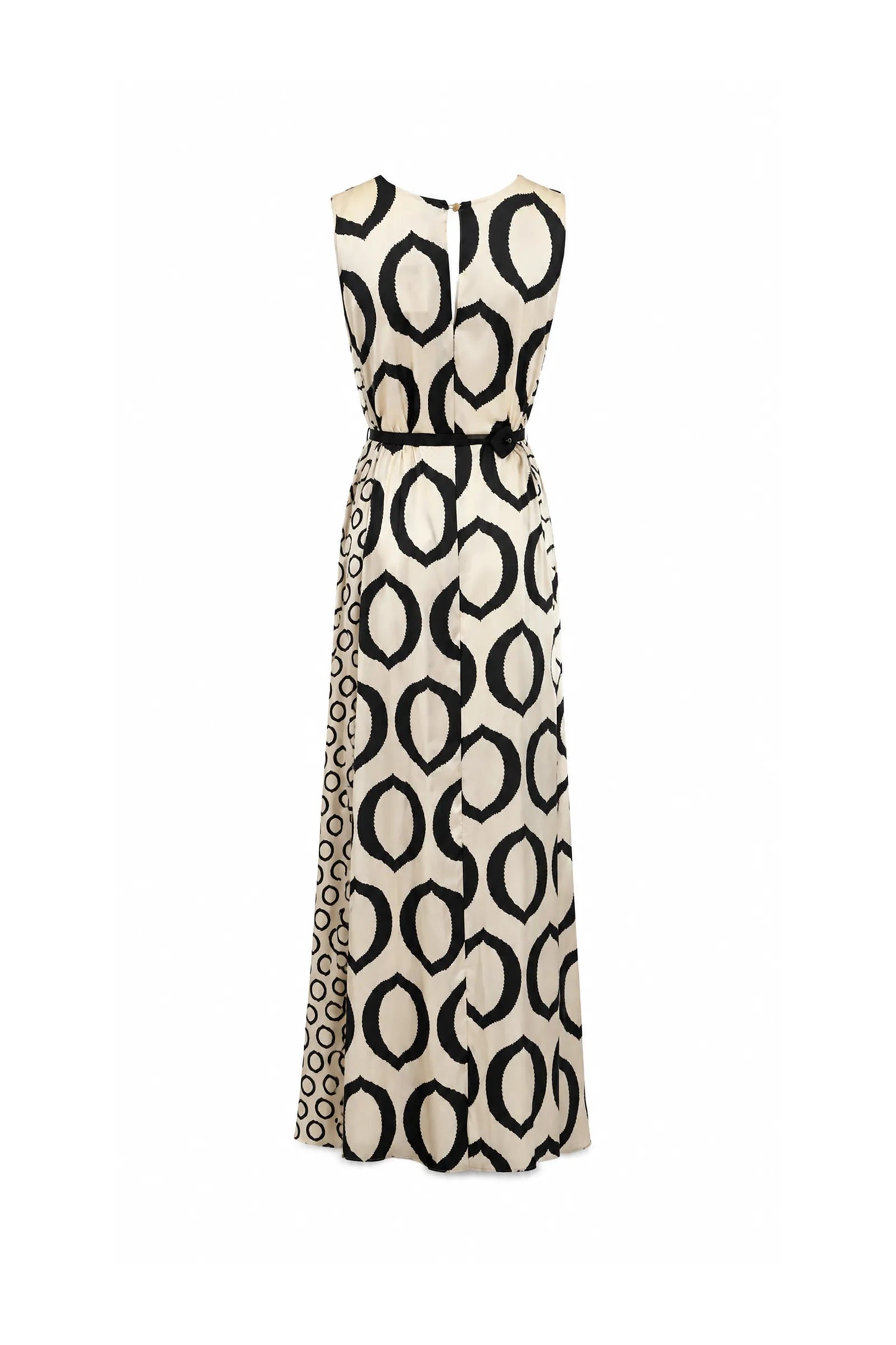 Fustan maxi geometric