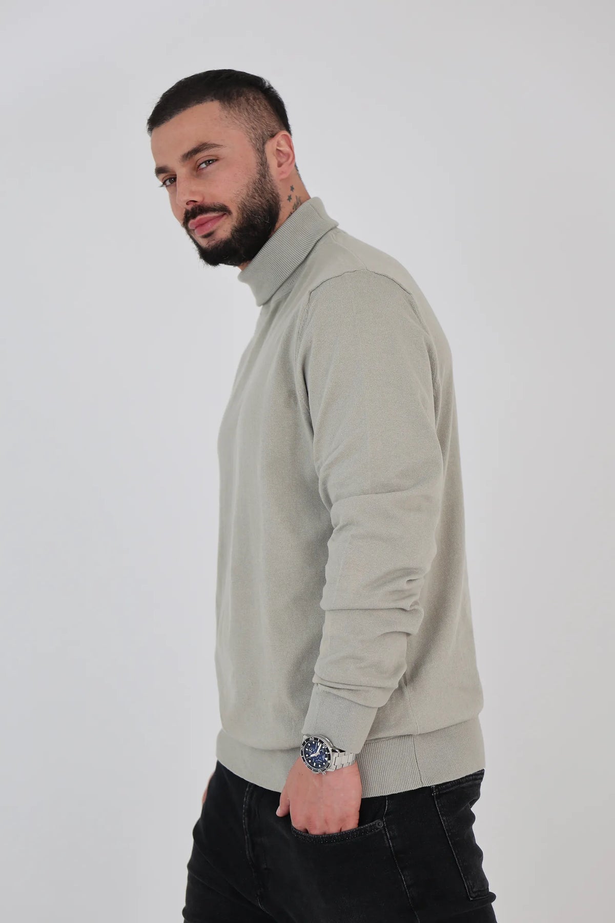 Rrollke classic roll neck