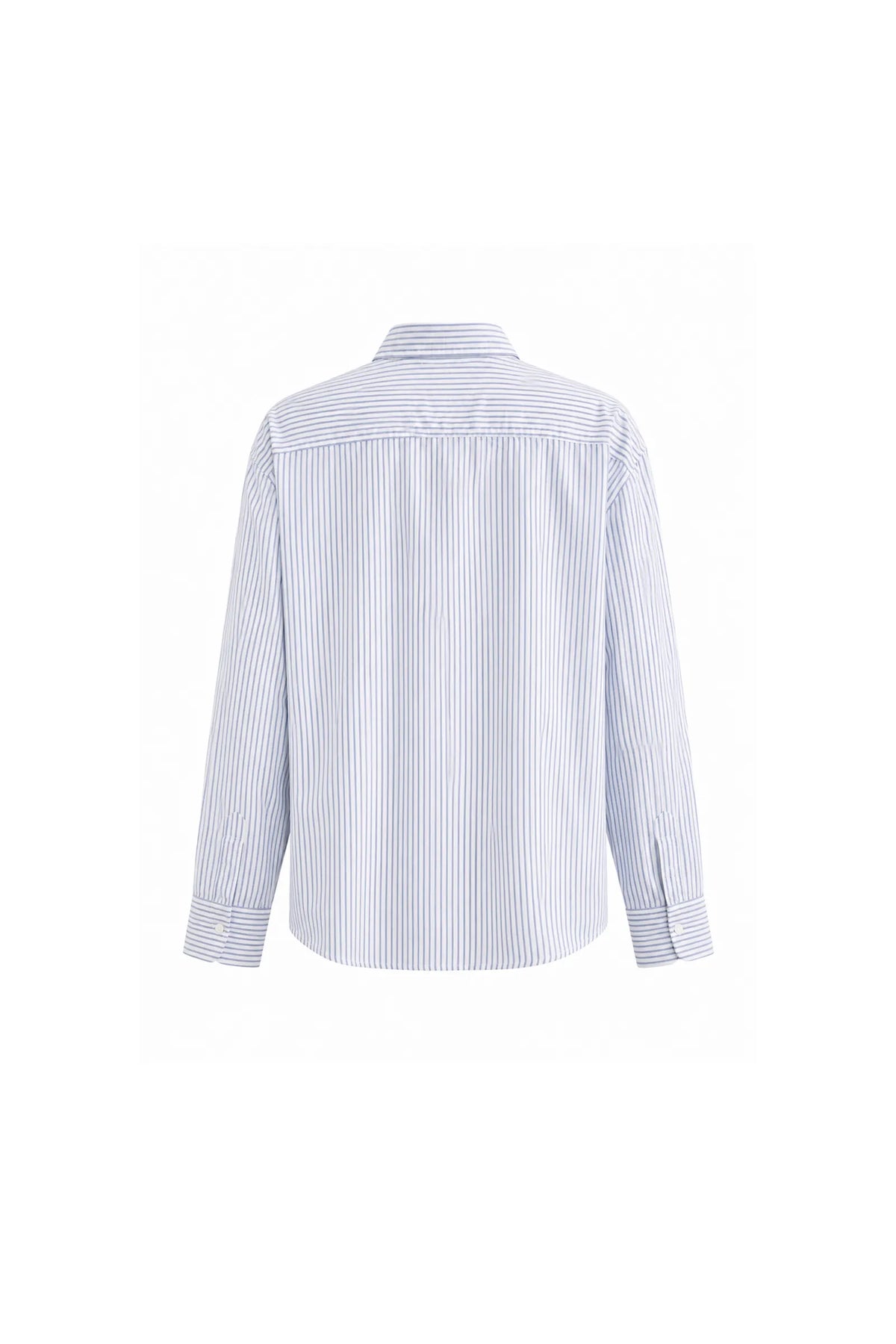 Kemishe blue and white stripe