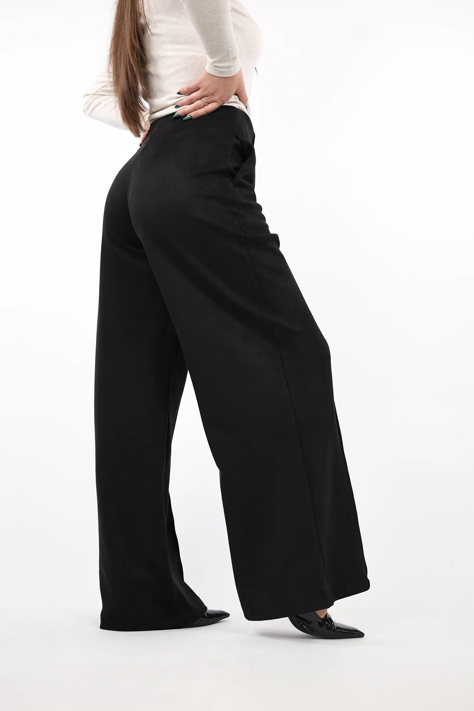 PANTALLONA  Suede Bootcut