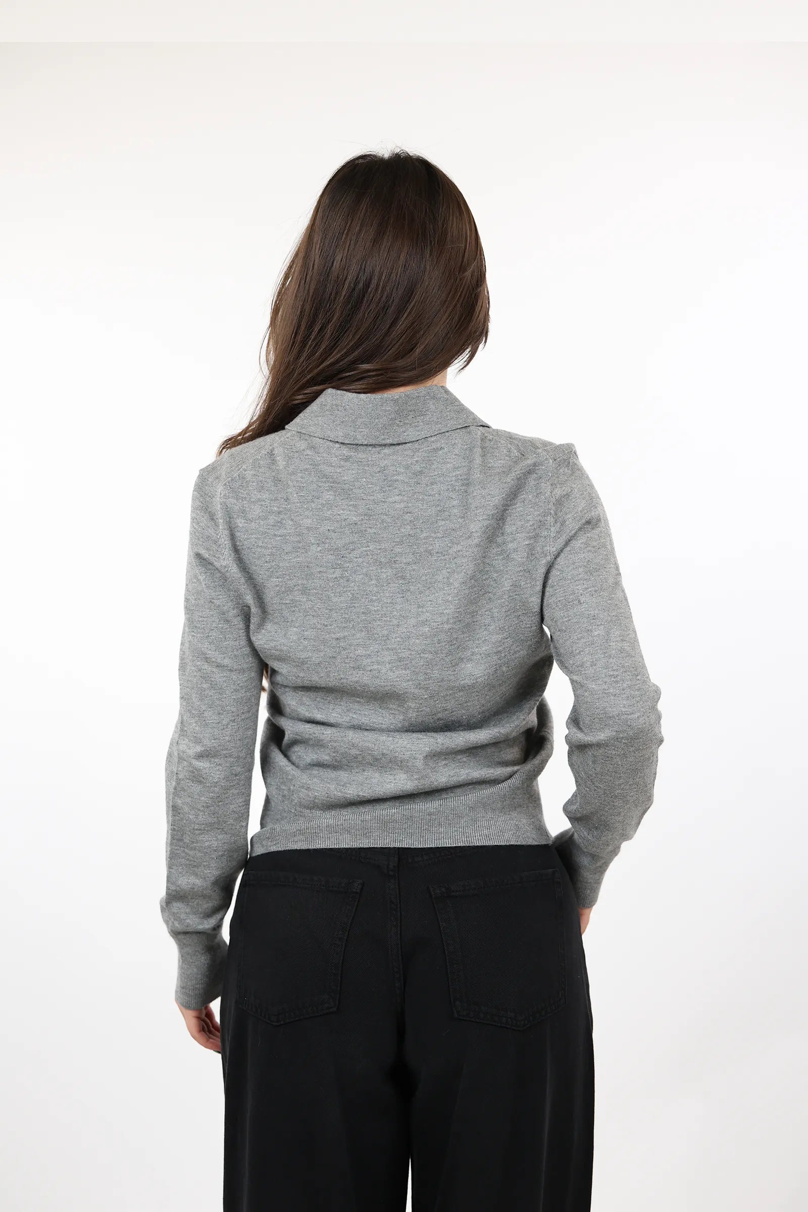 XHEMPER Knit Polo Top