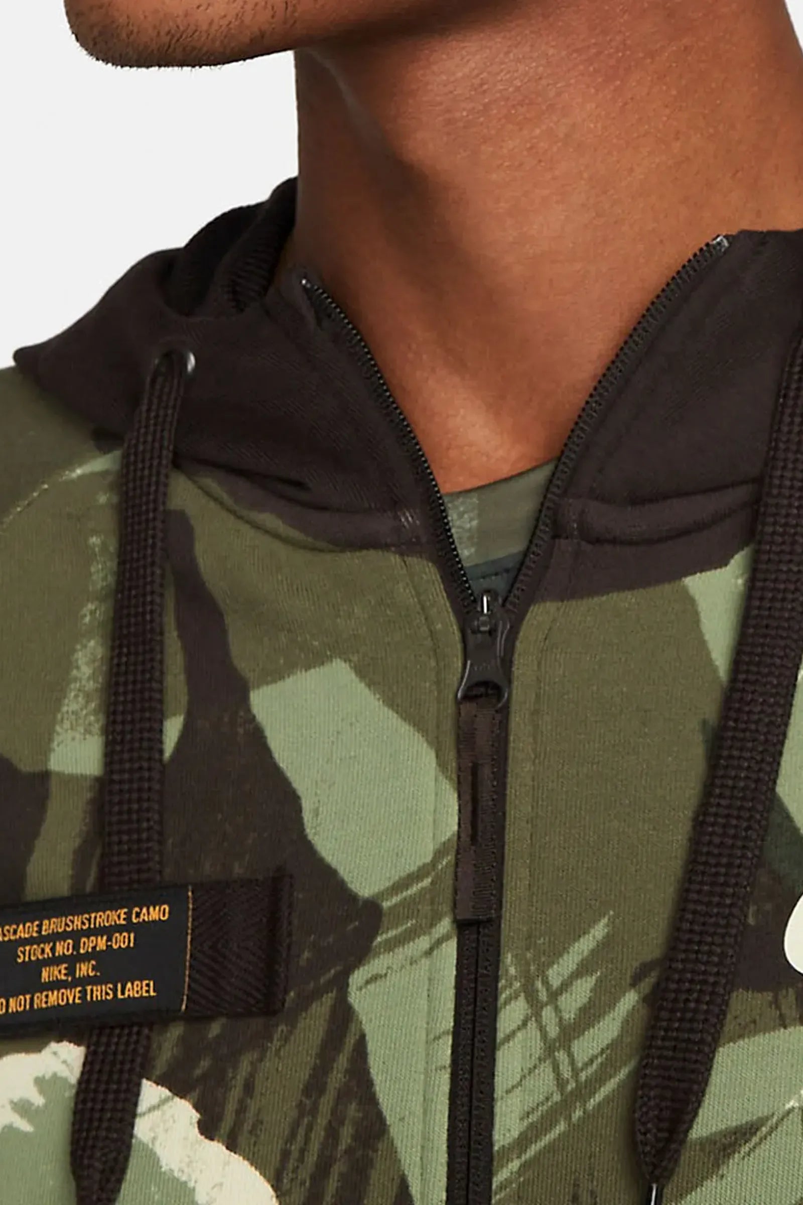 Duks Nike Dri-Fit Fleece Full-Zip Camo Fitness Hoodie