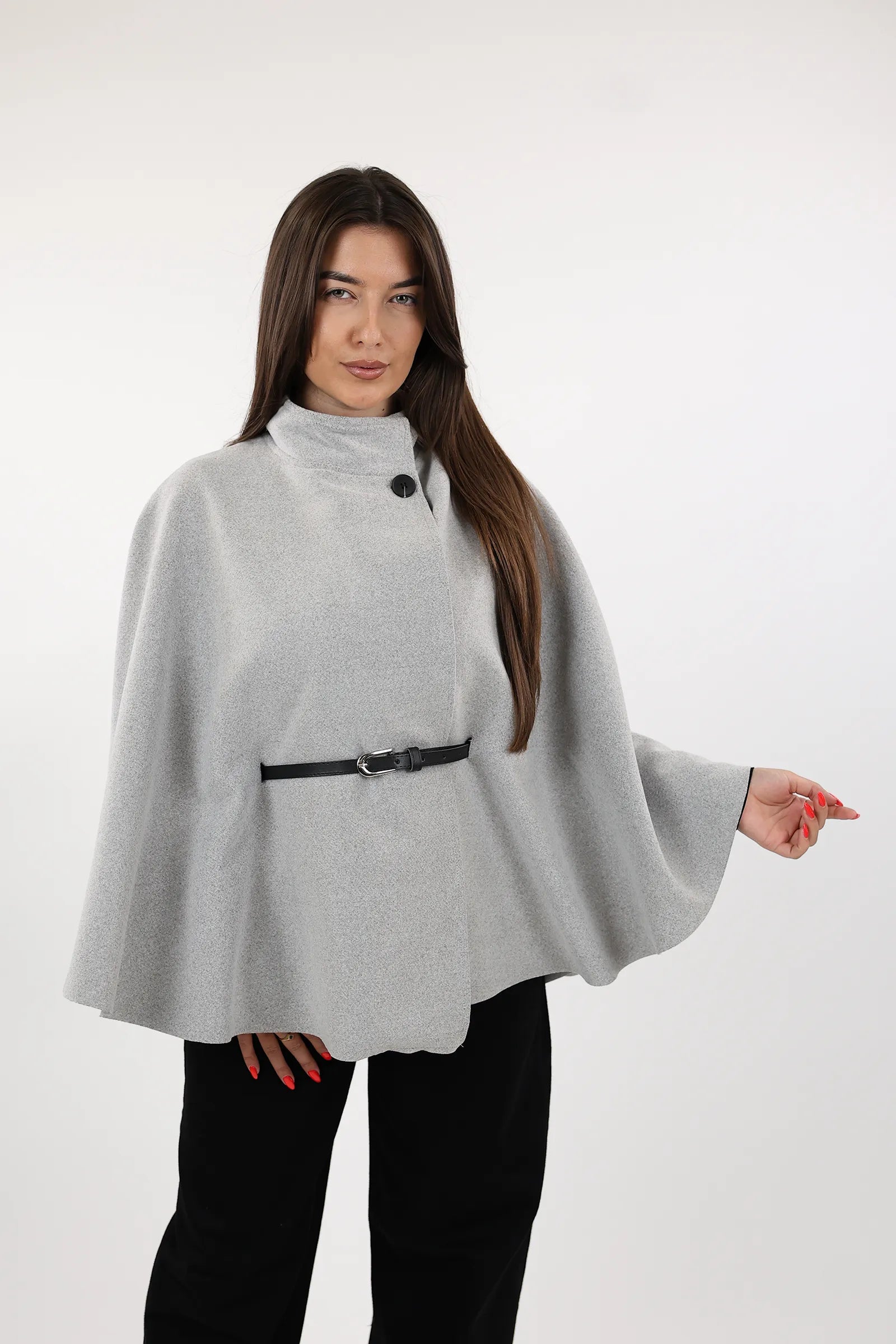 PALLTO BELTED PONCHO