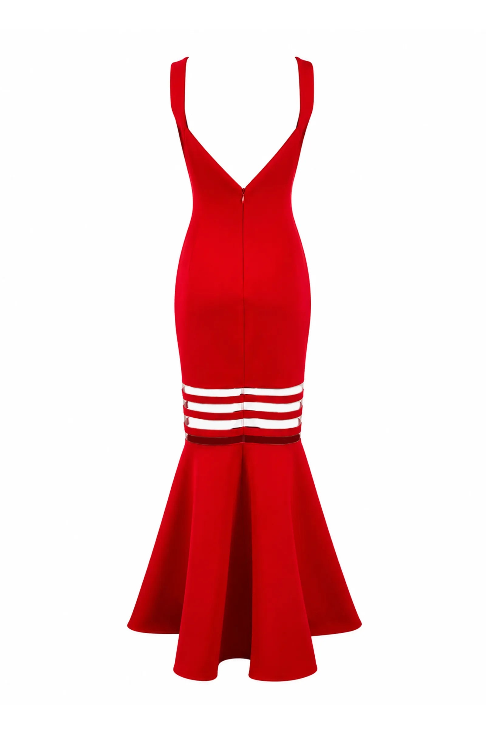 Fustan tulle stripe