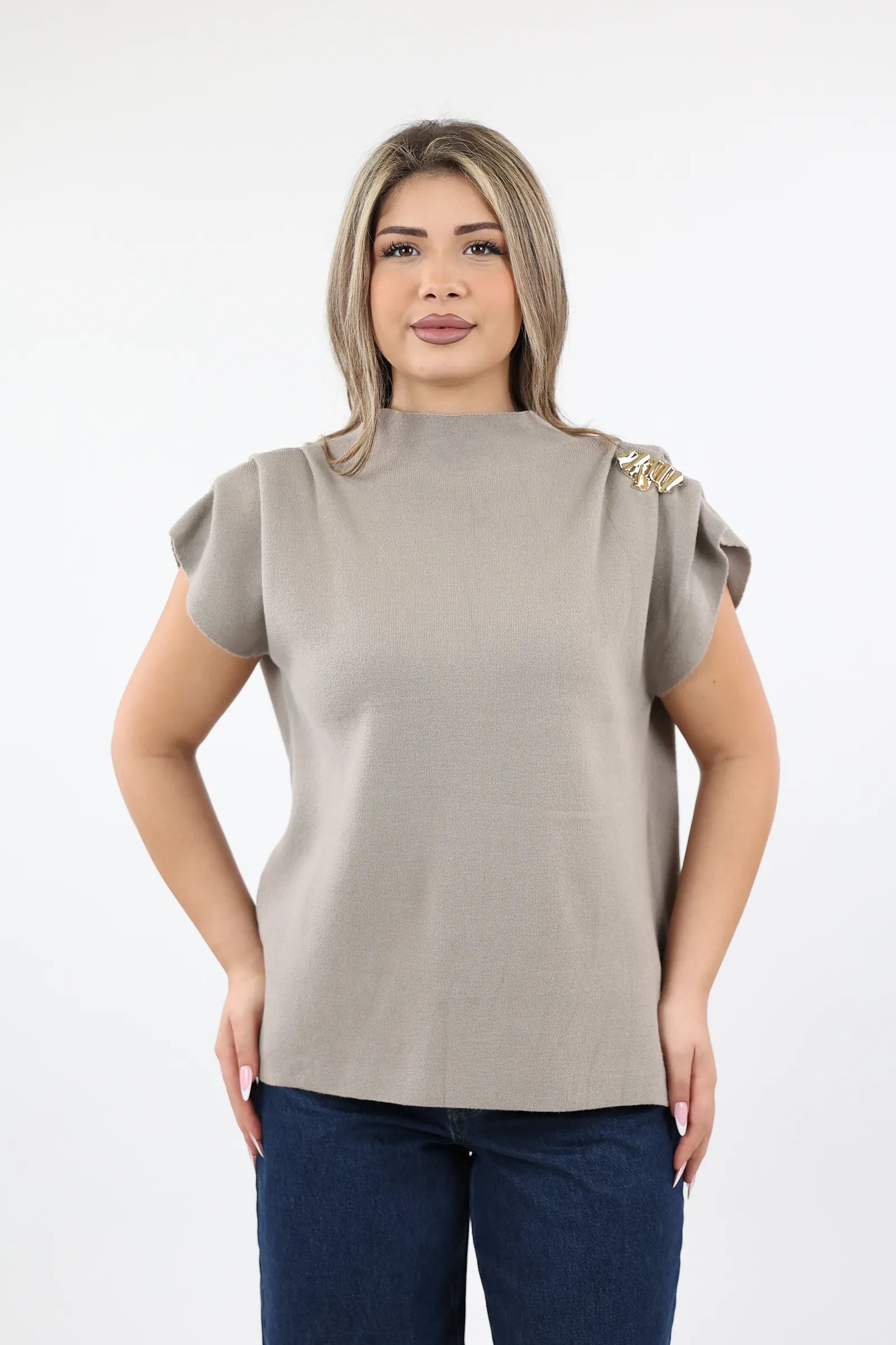 MAICË CAP SLEEVE TOP