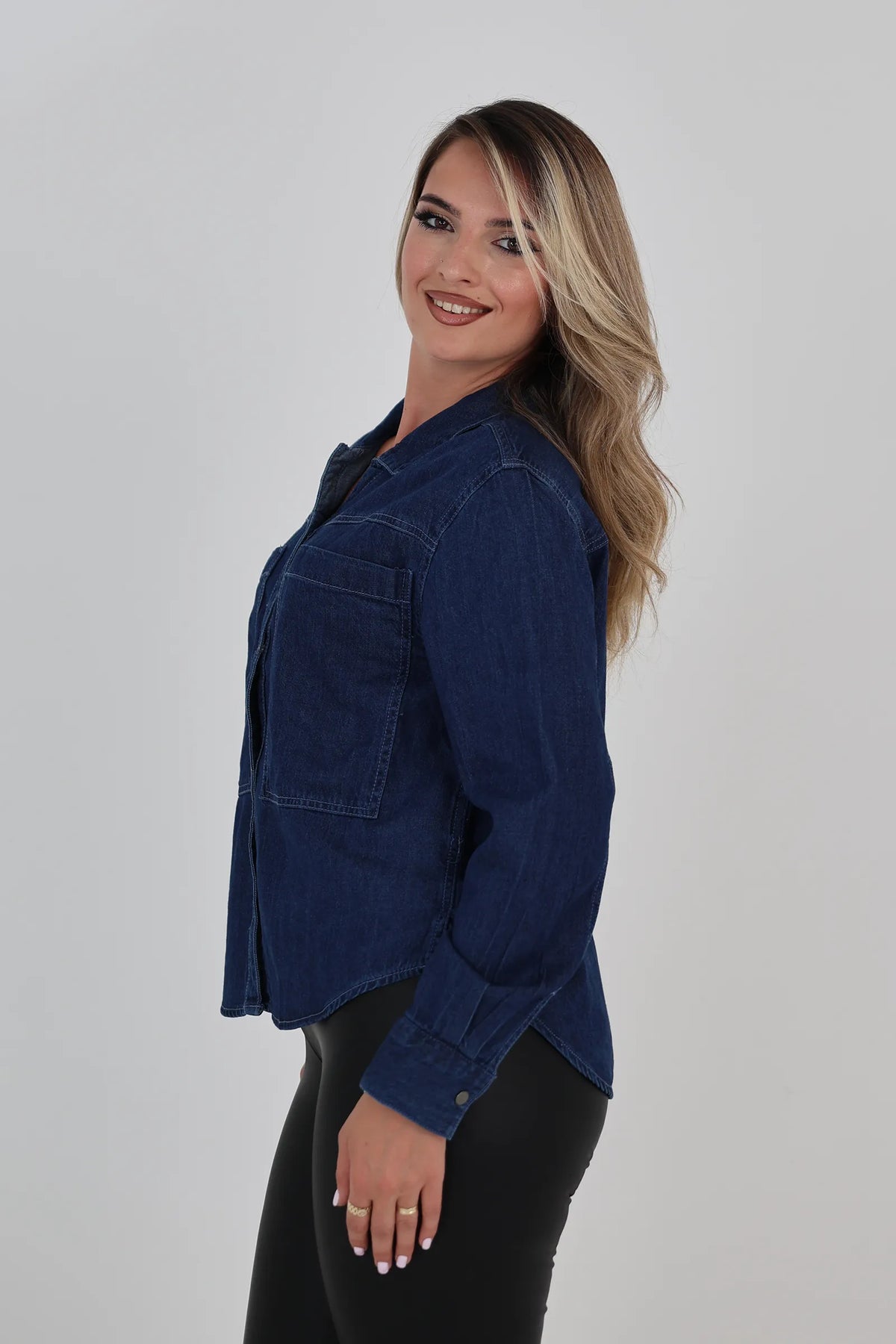 Kemishe dark blue denim